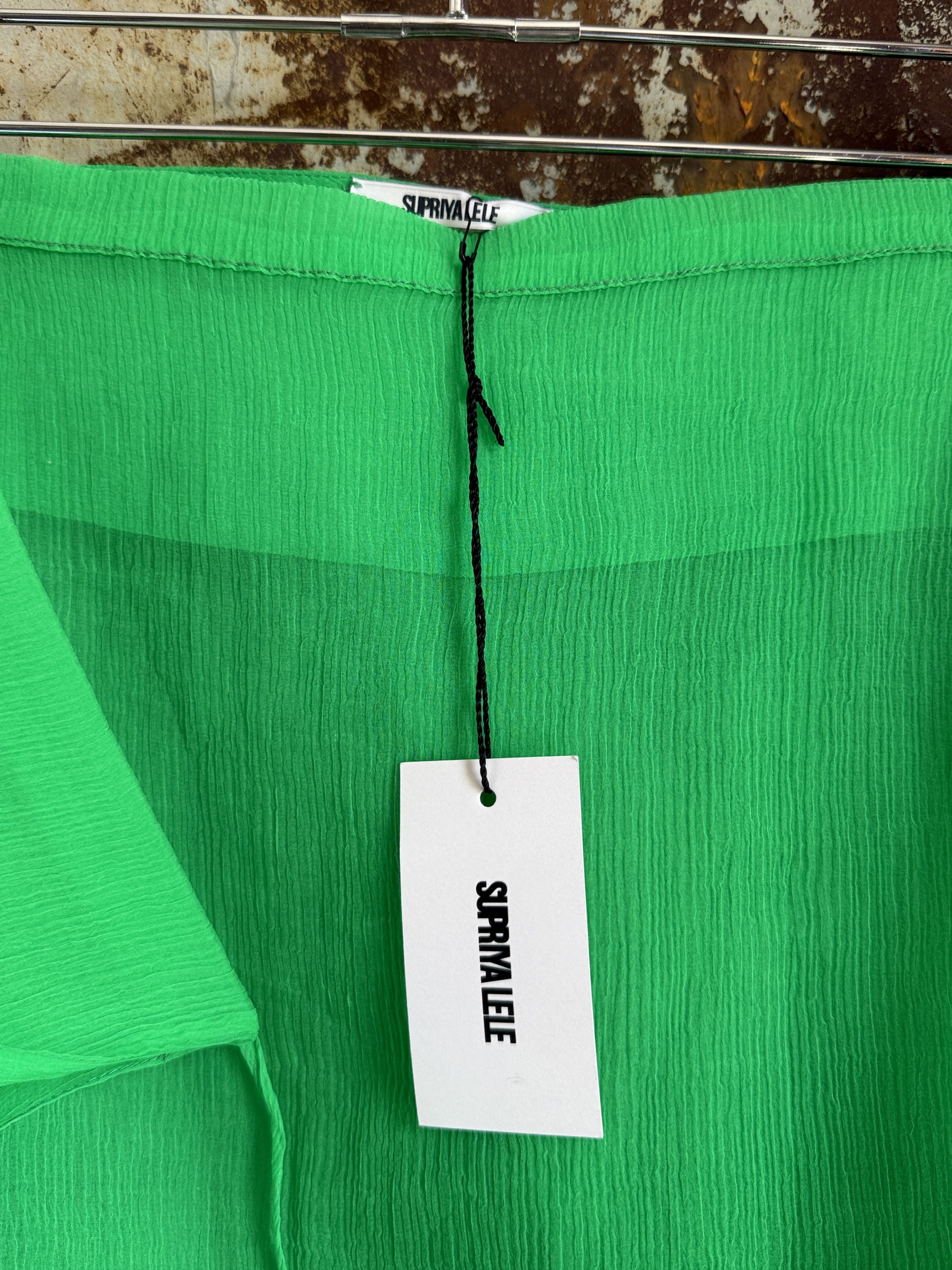Other $530 NWT SUPRIYA LELE SILK WRAP MINI SKIRT Size 30" / US 8 / IT 44 - 8 Thumbnail