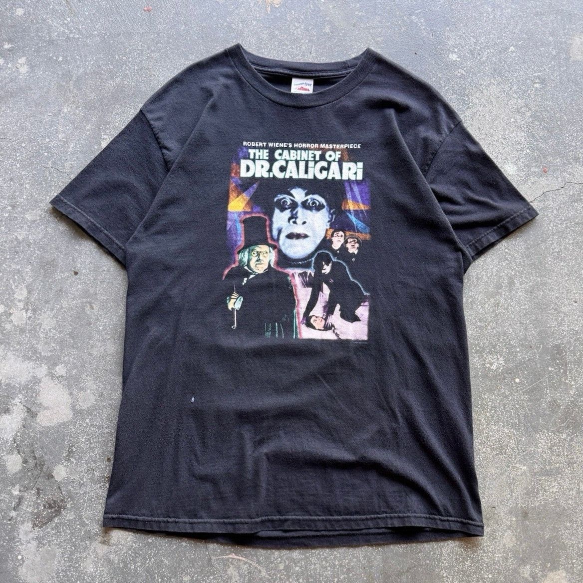 2002 The Cabinet Of DR Caligari Horror Movie Promo Tee Shirt