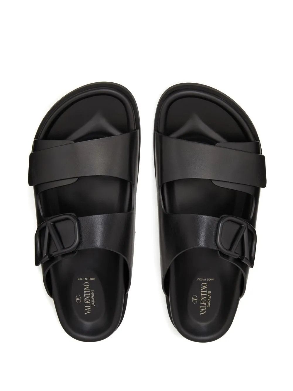 Valentino o1y0525 Logo Slippers in Black Size US 6 / EU 39 - 4 Thumbnail
