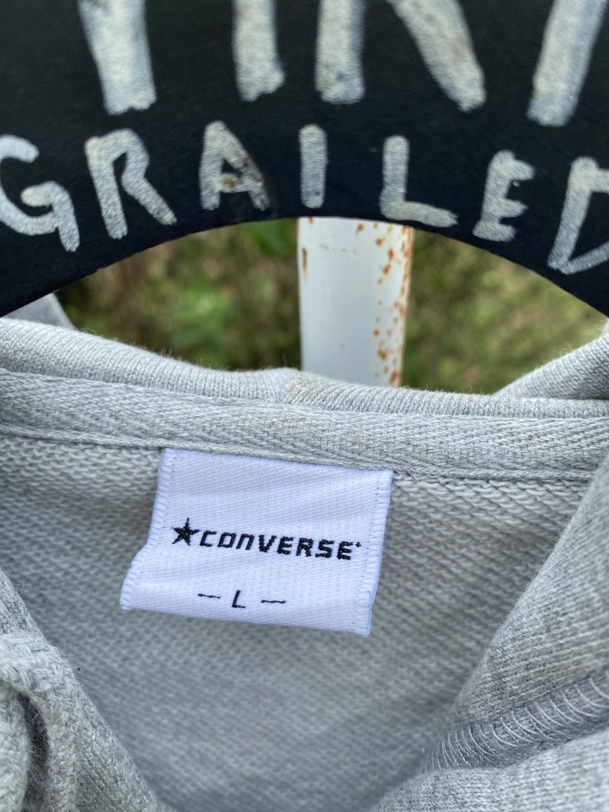 Converse × Vintage Vintage Converse All Star Zipper Hoodie Size US L / EU 52-54 / 3 - 16 Thumbnail