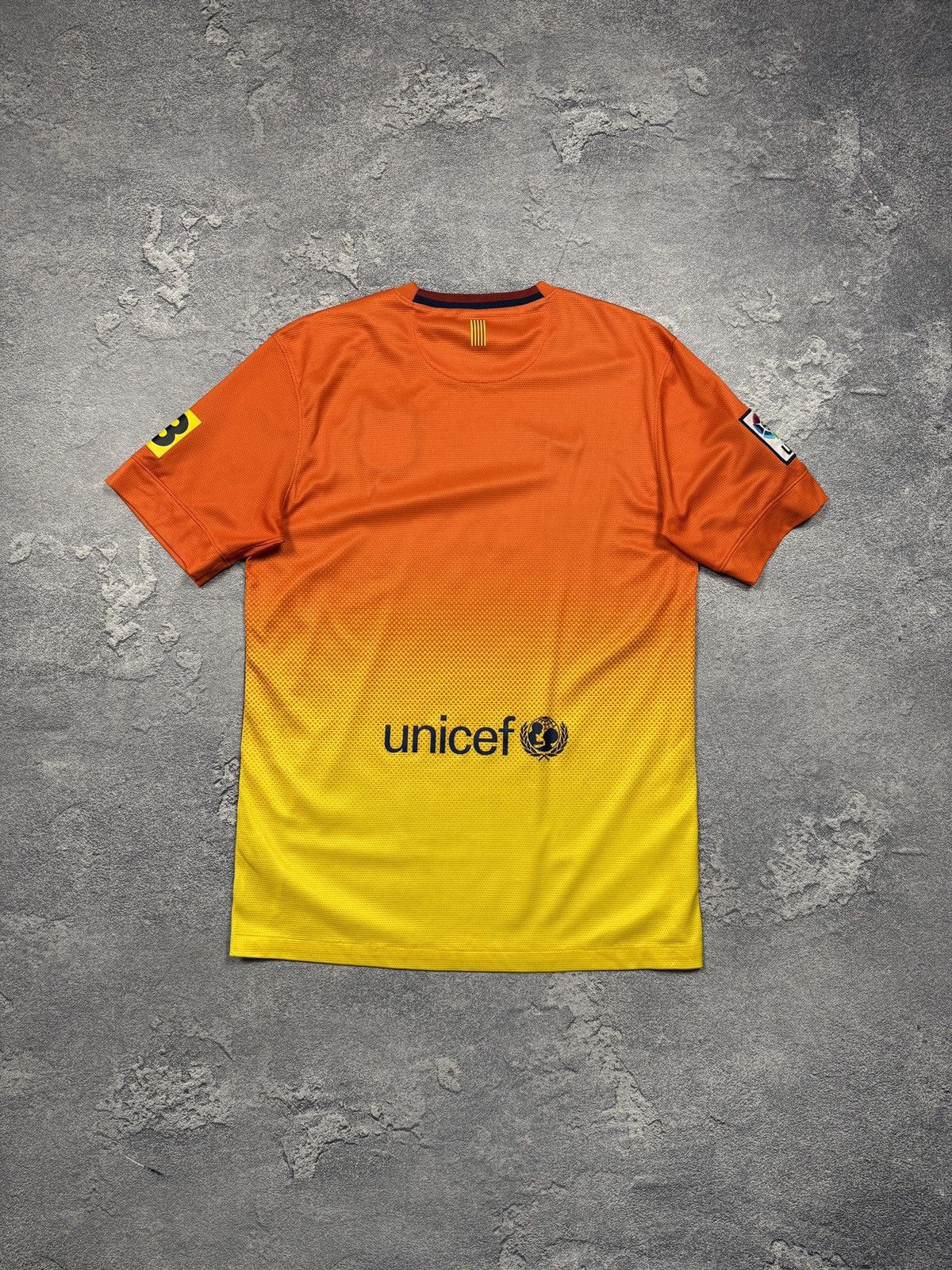 Nike Nike FCB Barcelona Orange Qatar Foundation Unicef Jersey Size US S / EU 44-46 / 1 - 2 Thumbnail