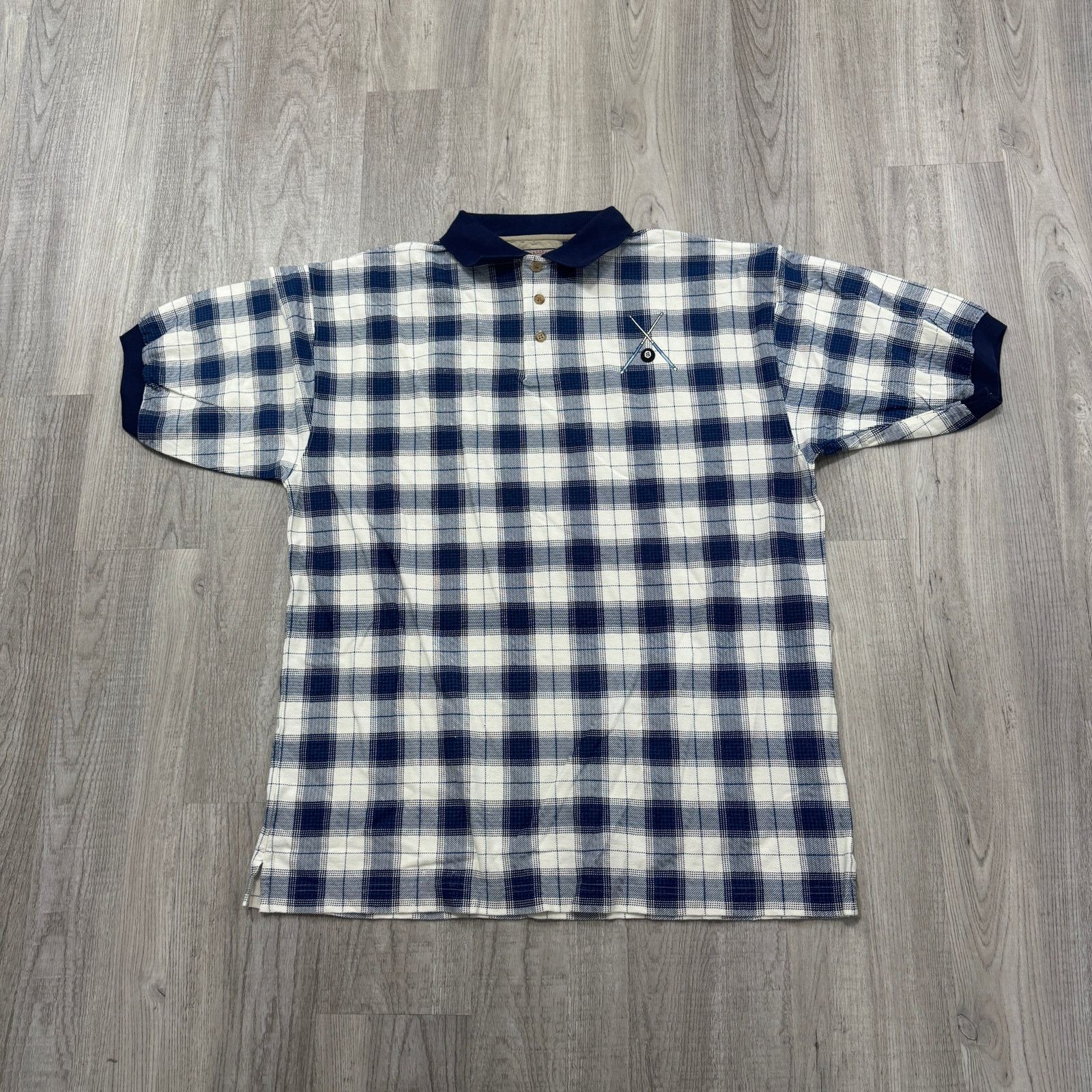 Vintage Vintage Halifax Outfitters Pool Billiards Polo Shirt Large Size US L / EU 52-54 / 3 - 2 Thumbnail