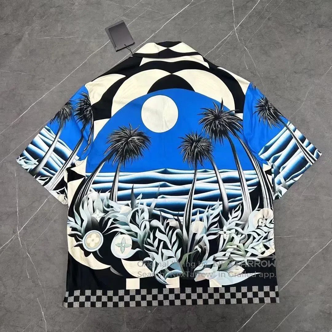 Louis Vuitton Louis Vuitton Pharrell Williams tropical palm short-sleeve Size US XL / EU 56 / 4 - 2 Thumbnail