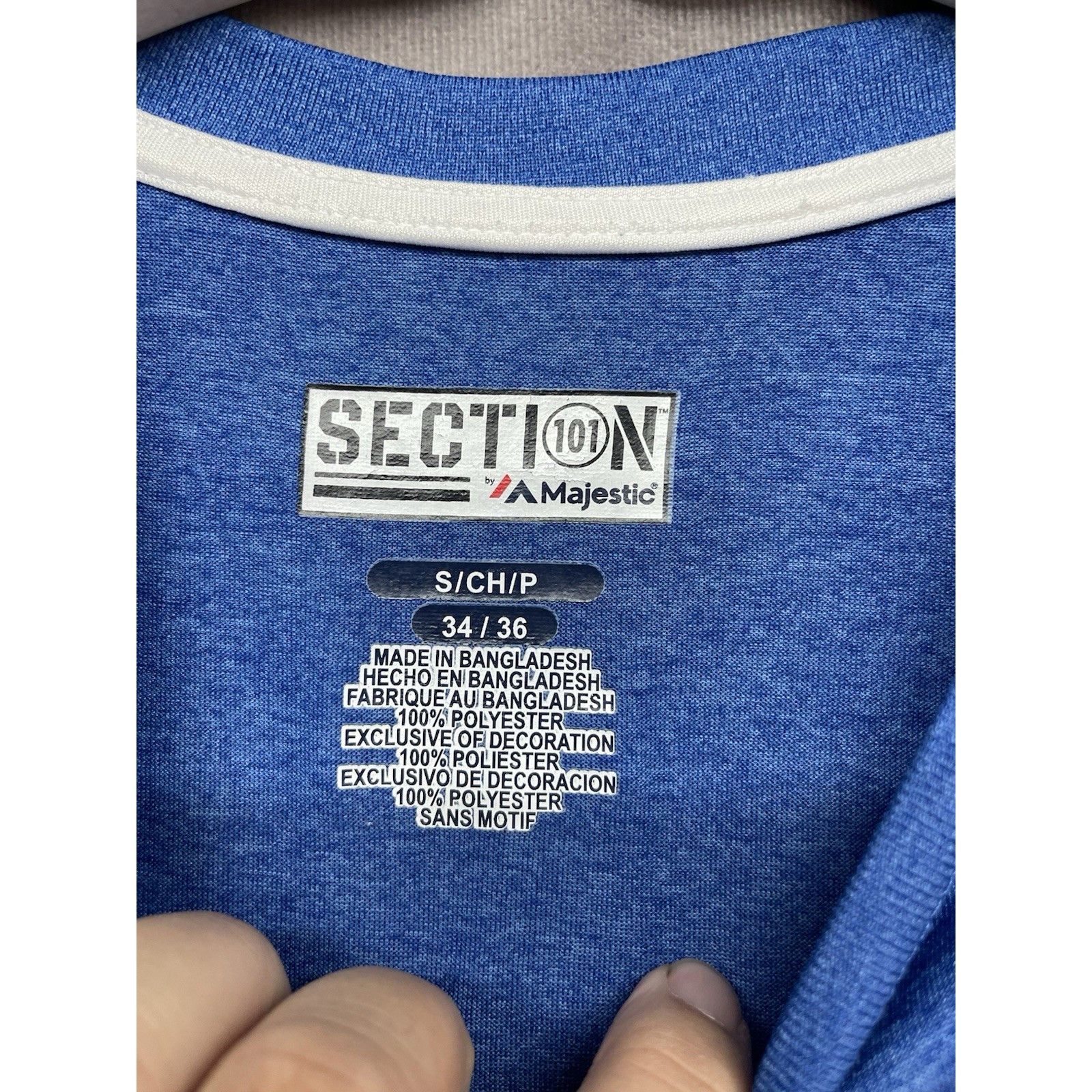 Majestic Majestic Section 101 UK Wildcats "Go Big Blue" Fusion Fit T- Size US S / EU 44-46 / 1 - 3 Thumbnail