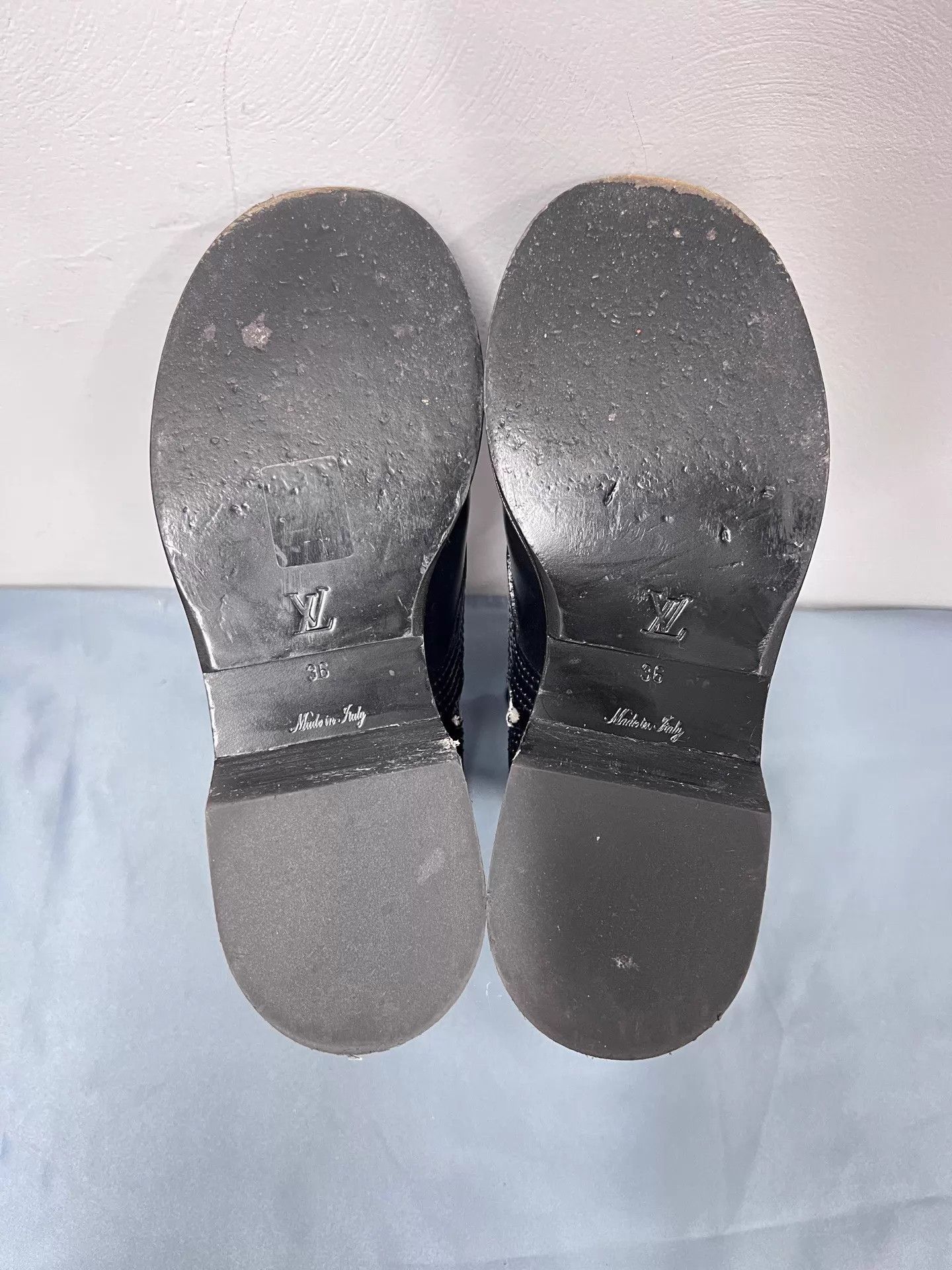 Louis Vuitton LV Metropolis Print Short Martin Boots 36 BF4096 Size US 5.5 / IT 35.5 - 6 Thumbnail