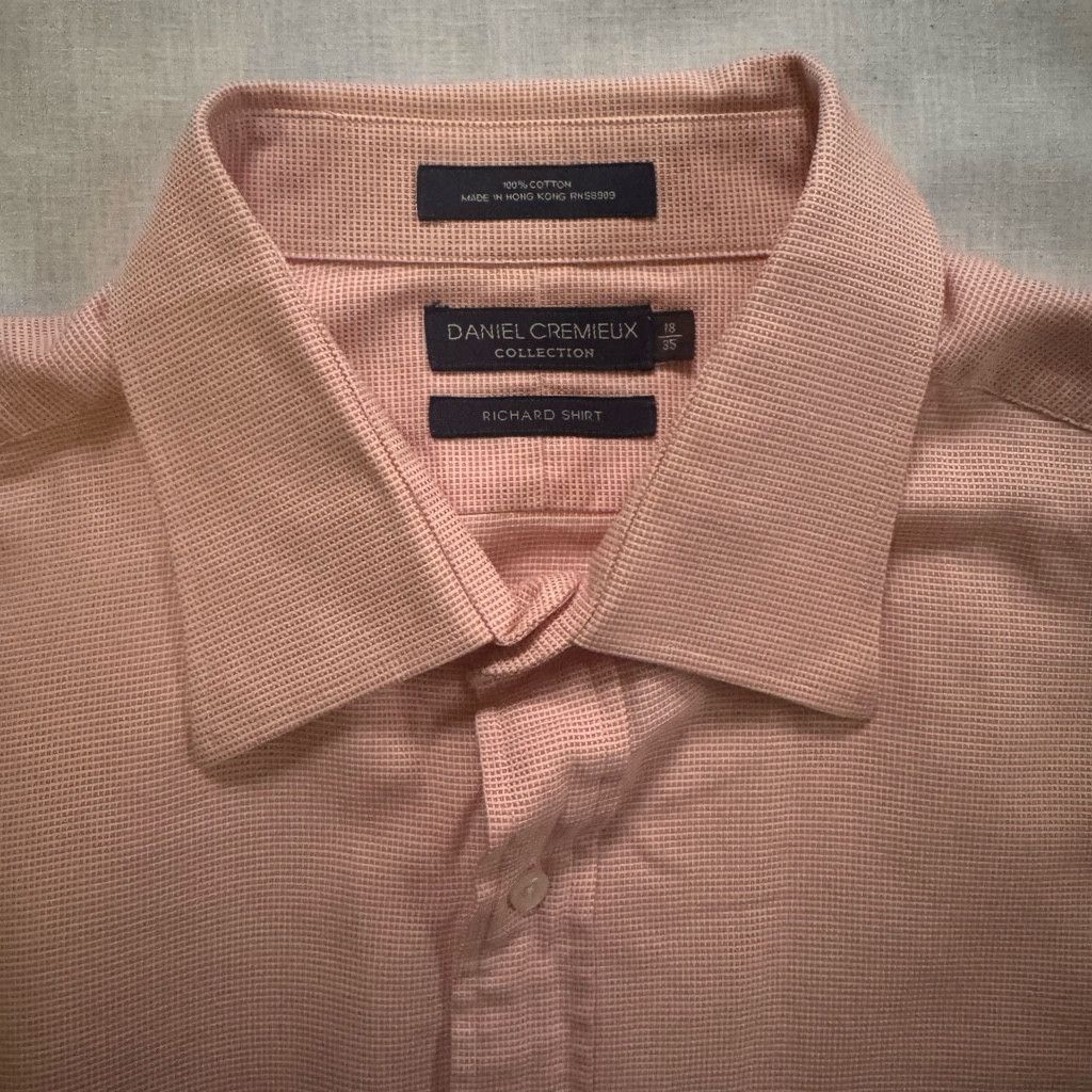 Daniel Cremieux Daniel Cremieux Collection Pink Check Button Up 18/35 Size US XL / EU 56 / 4 - 2 Thumbnail