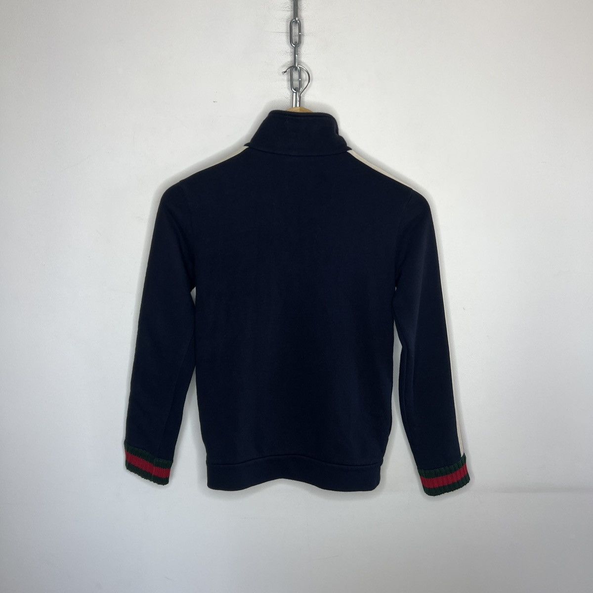Gucci Gucci Sweatshirt ZIP Navy Stripe Sleeve Size XS / US 0-2 / IT 36-38 - 9 Thumbnail