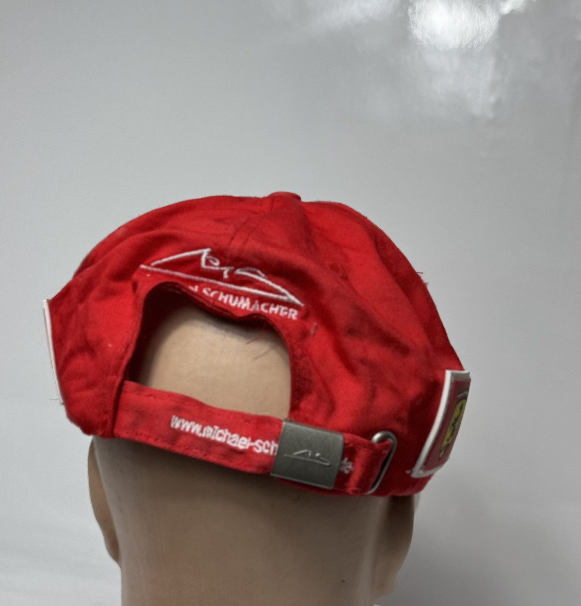 Ferrari Ferrari Dekra Michael Schumacher Vintage Red Racing Hat F1 Size ONE SIZE - 4 Thumbnail