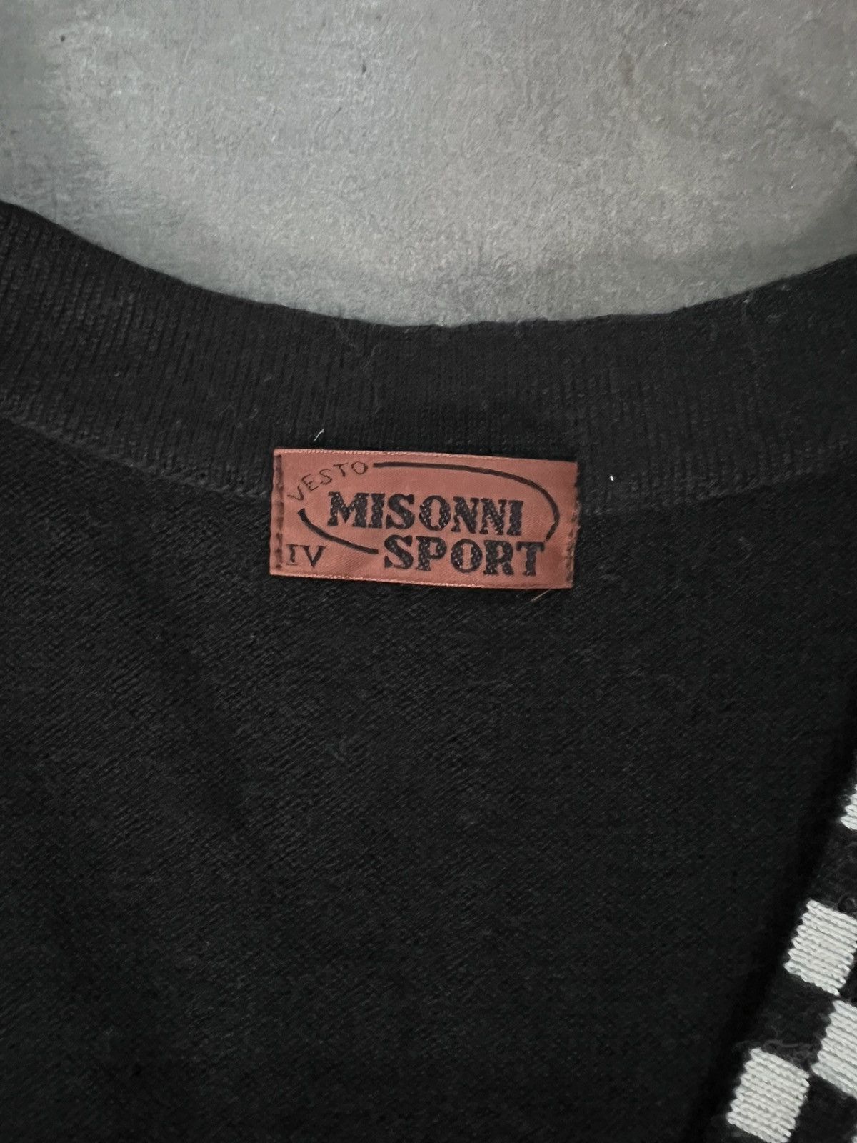 Missoni Missoni Sport Black n White V-Neck Size US M / EU 48-50 / 2 - 8 Thumbnail