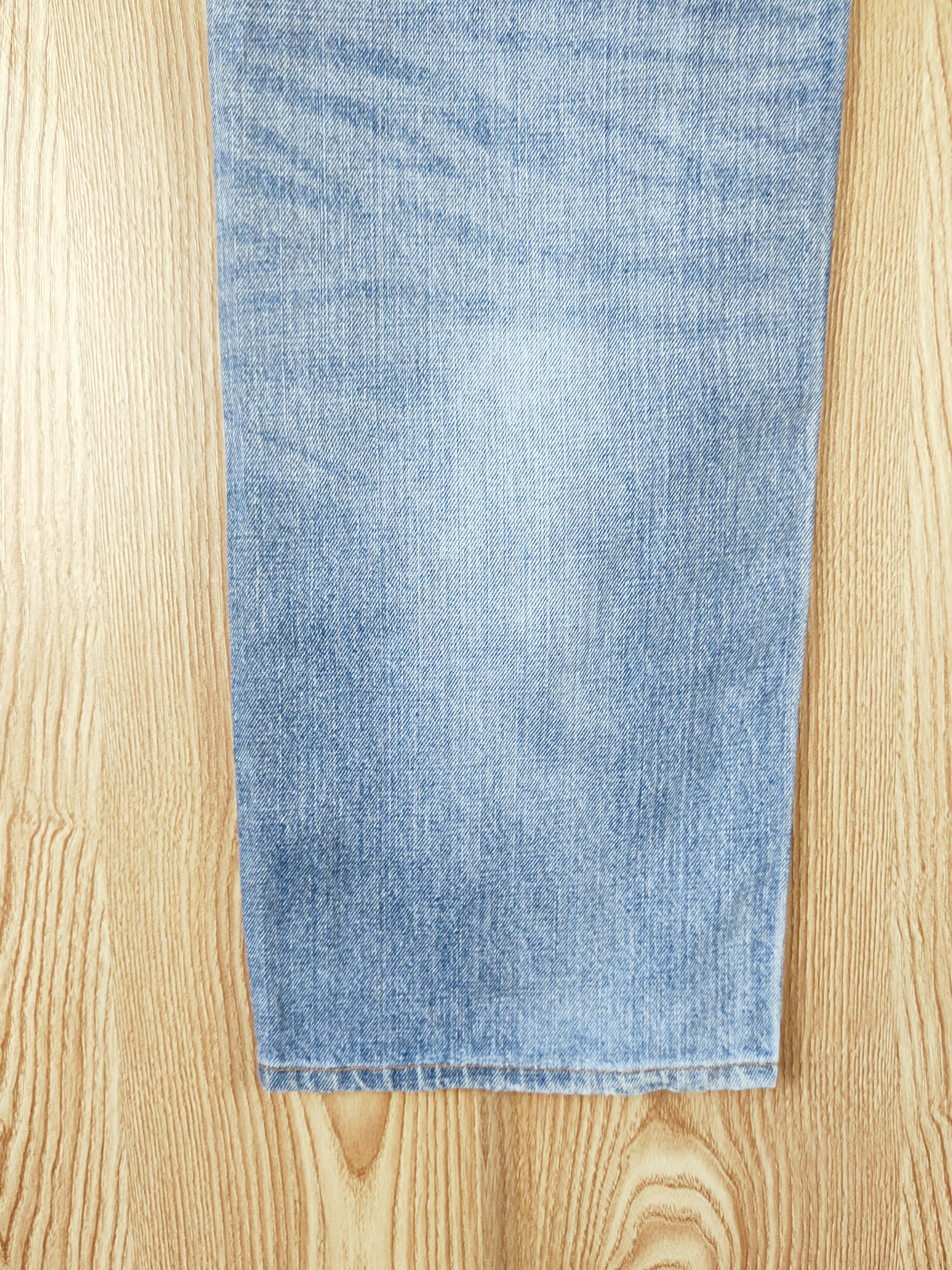 Japanese Brand × Vintage 1991 Navy Produce Blue Distressed Ripped Jeans Size US 32 / EU 48 - 8 Thumbnail