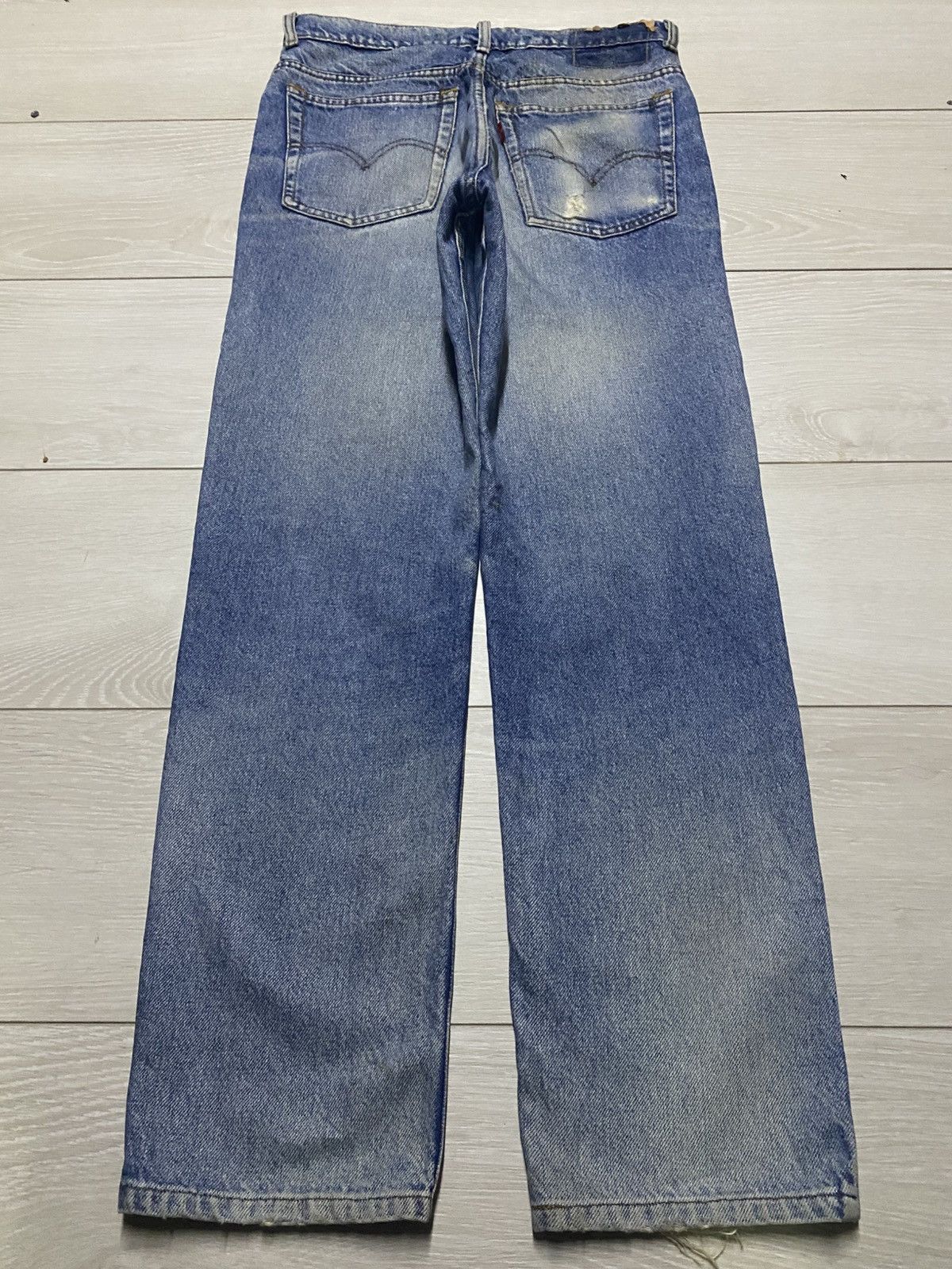 Levi's Vintage Levis 606 Faded Wash Taperred Leg Jeans Size US 30 / EU 46 - 2 Thumbnail