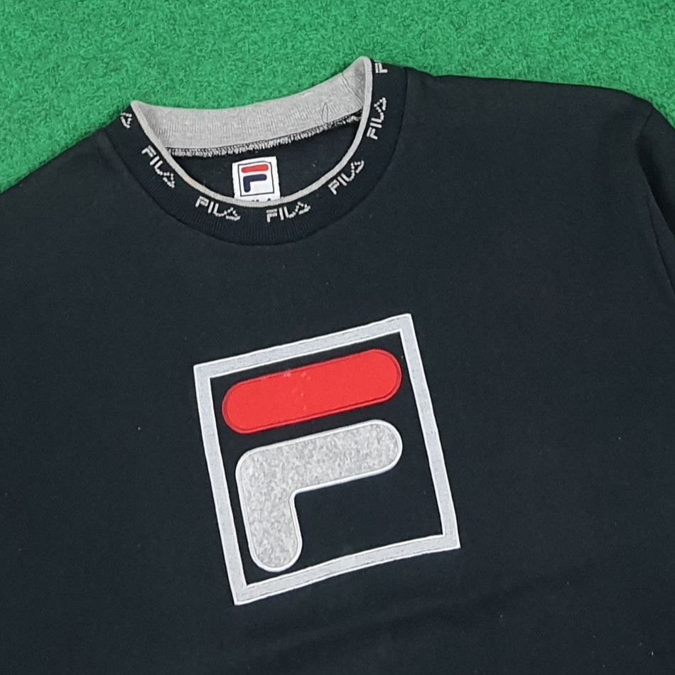 Fila Vintage Fila Sports Embroidered Big Logo Sweatshirt C291N14 Size US M / EU 48-50 / 2 - 2 Thumbnail