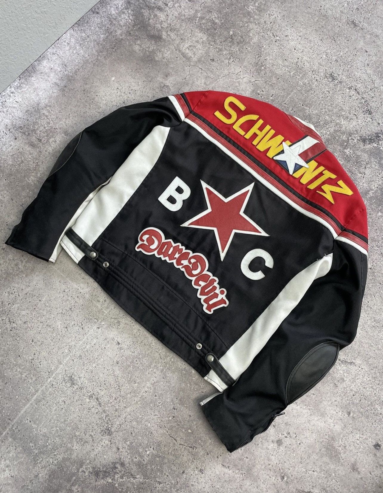 Racer Worldwide Harrison "Dark Devil" Racing Jacket - Nylon & Leather Hybrid Size US L / EU 52-54 / 3 - 17 Thumbnail