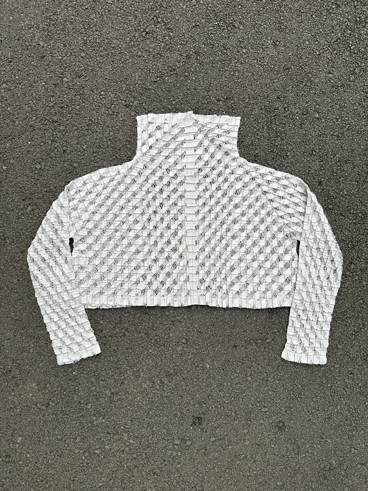 Pleats Please Issey Miyake RARE ISSEY MIYAKE ME JAPAN PERFORATED NET MESH WOMEN Size ONE SIZE - 8 Thumbnail