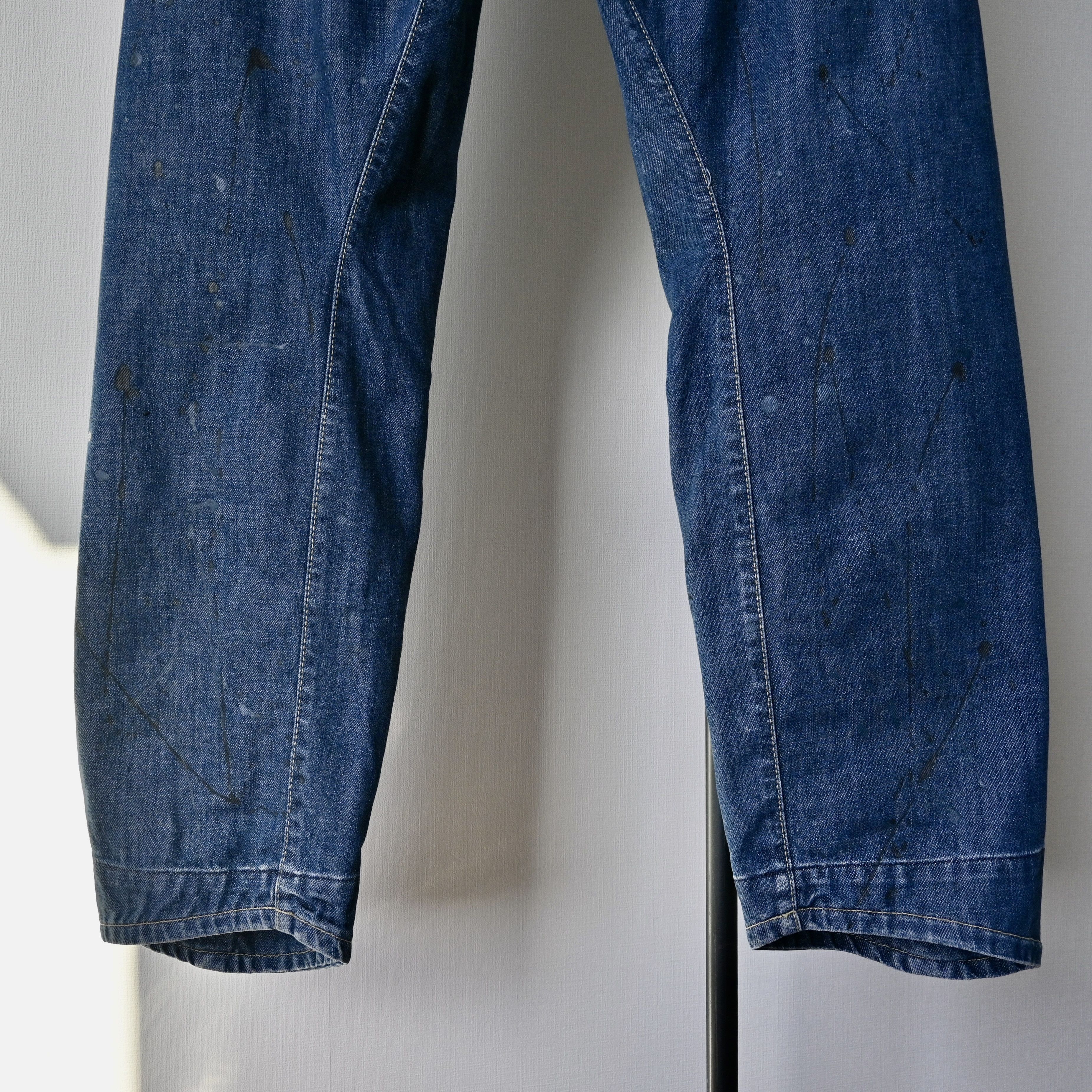 Levi's RARE, 2000s Levi's Europe 3D cut painted jeans, 30 x 32 Size US 30 / EU 46 - 4 Thumbnail