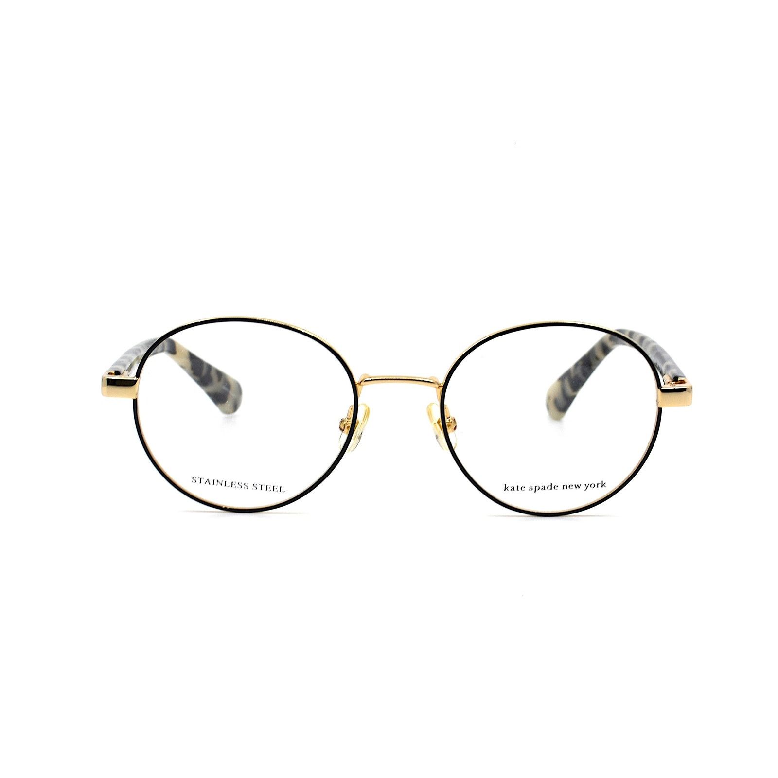 Kate Spade NEW KATE SPADE MARCIANN RHL BROWN GOLD EYEGLASSES FRAME Size ONE SIZE - 2 Thumbnail