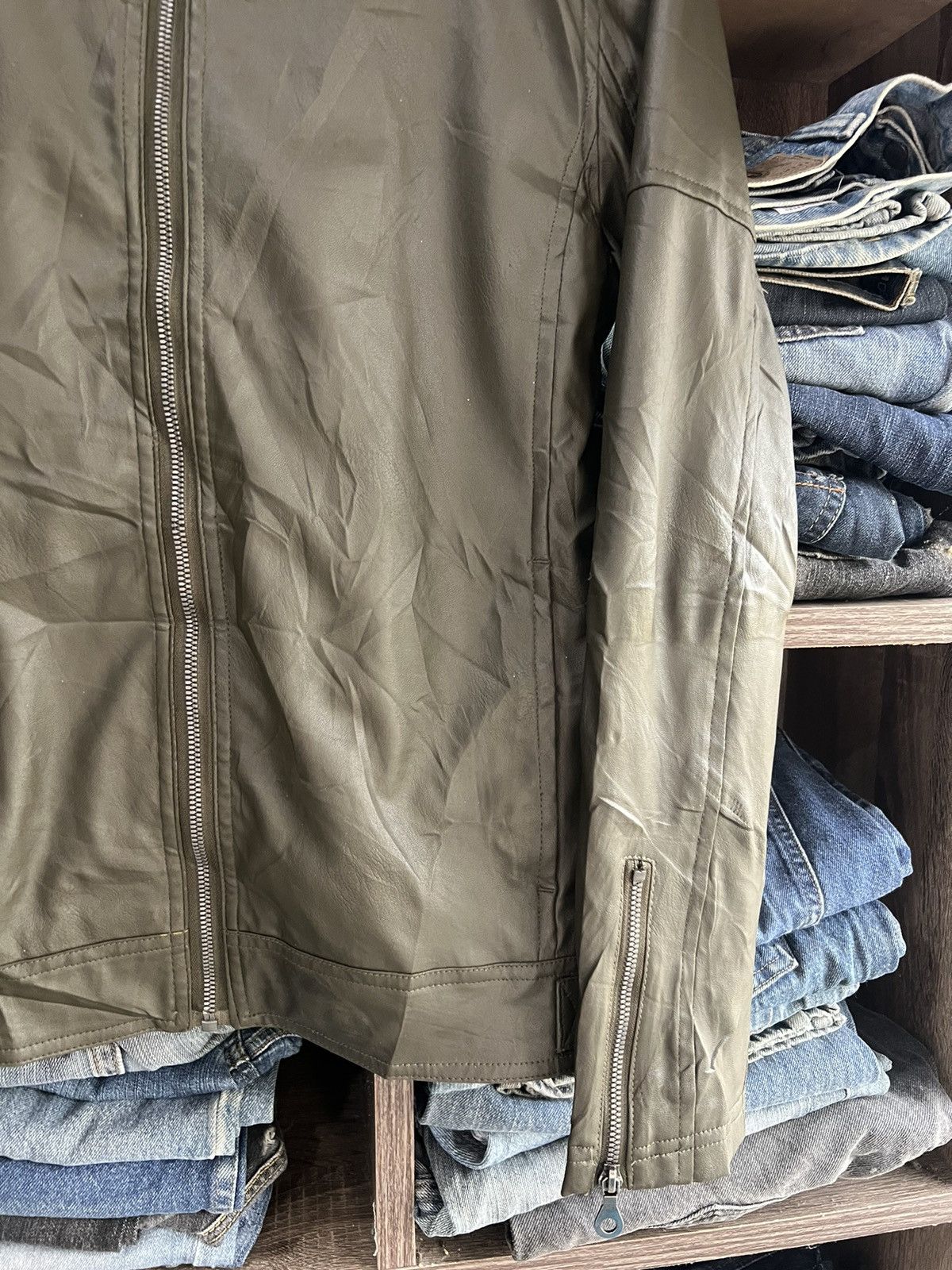 In The Attic 🔥In The Attic Synthetic Leather Jacket Size US S / EU 44-46 / 1 - 7 Thumbnail