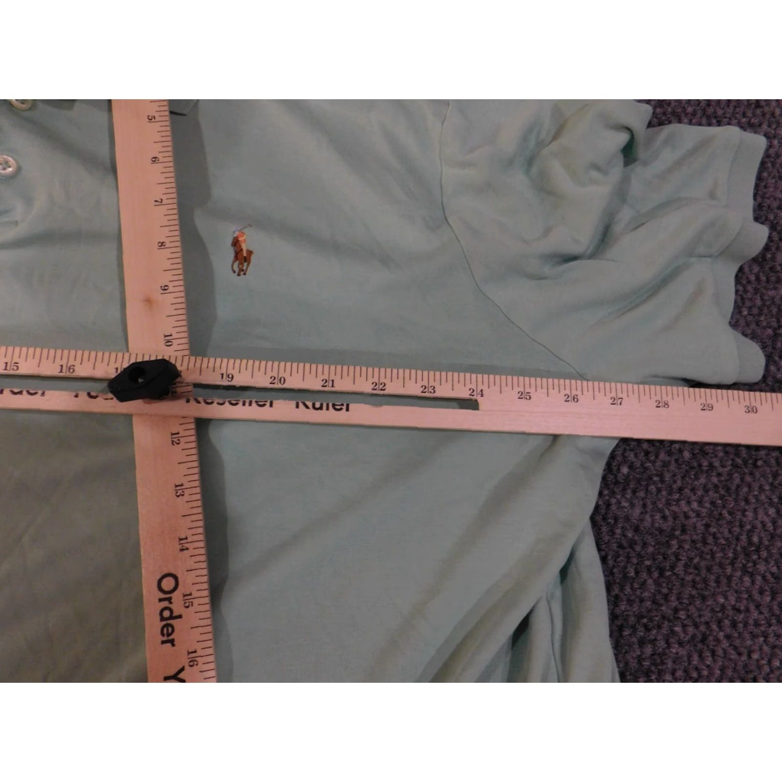 Polo Ralph Lauren Polo Ralph Lauren Polo Shirt Mens 2XL Green Classic Fit Short Sleeve Collared Cotton Knit Logo Preppy Casual Stars Vintage No Size US XXL / EU 58 / 5 - 6 Thumbnail