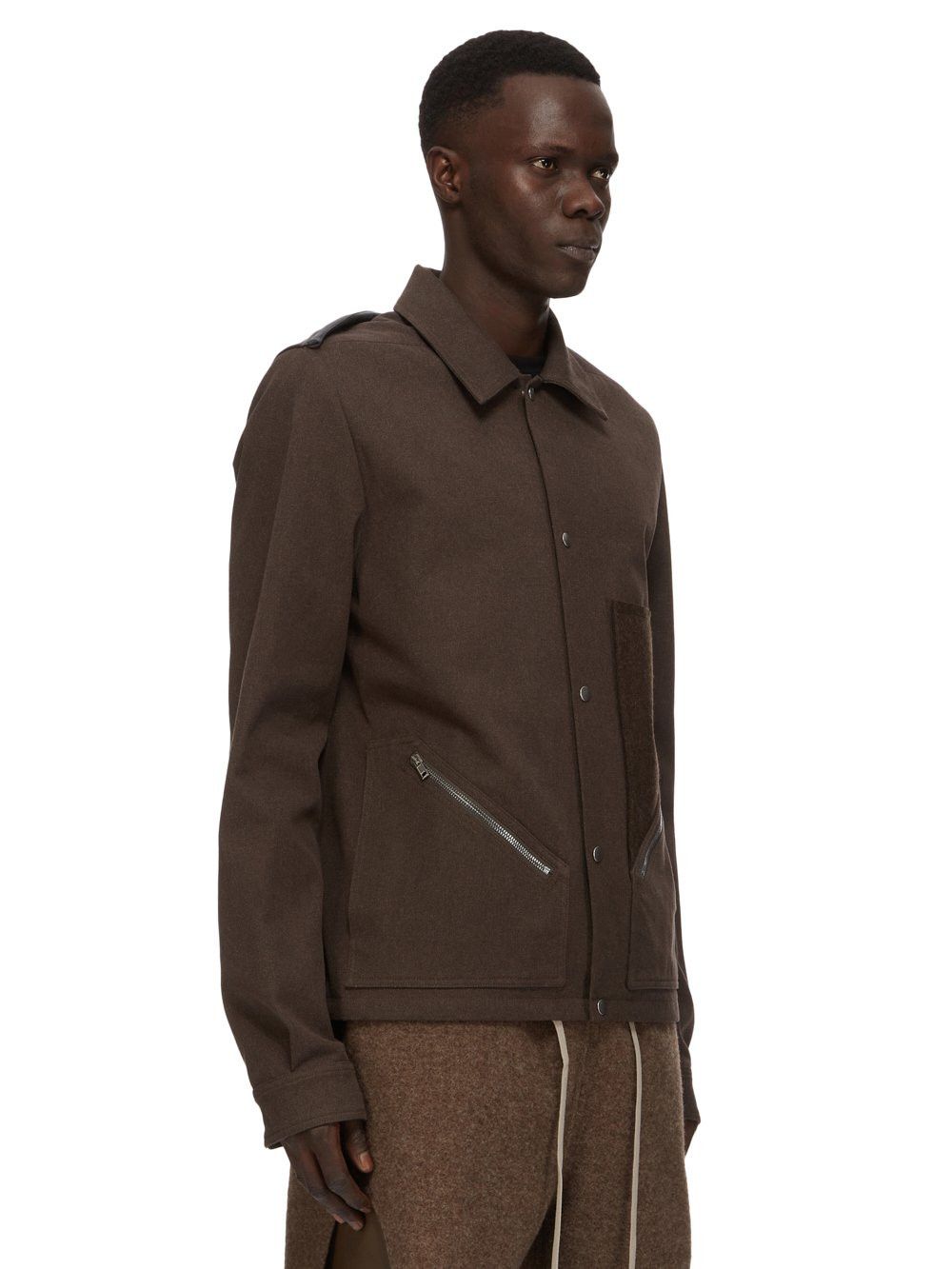 Rick Owens BNWT AW24 RICK OWENS "PORTERVILLE" TOUR SNAP FRONT JACKET 50 Size US M / EU 48-50 / 2 - 11 Thumbnail
