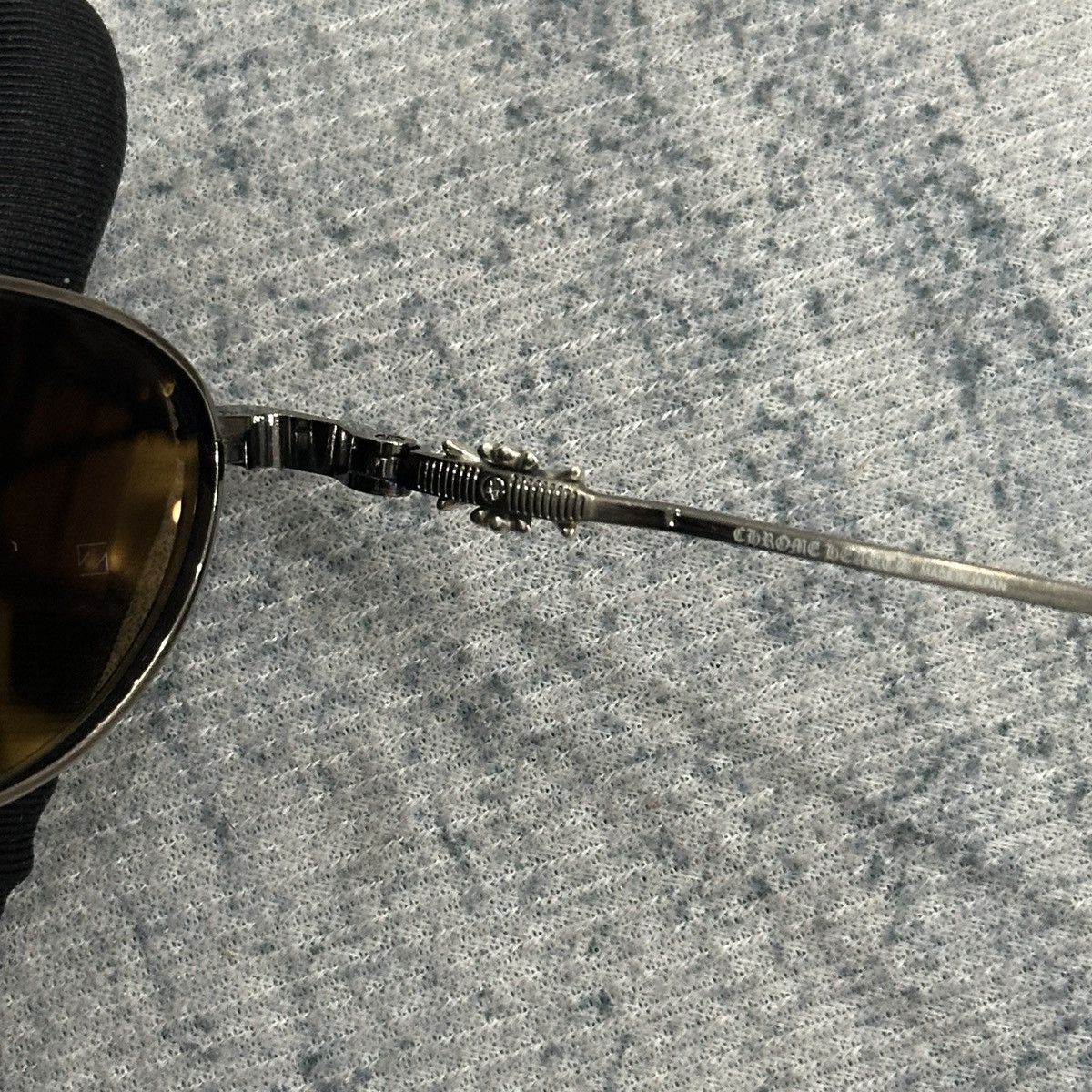 Chrome Hearts CHROME HEARTS CLITORIAL ANTIQUE SILVER SUNGLASSES Size ONE SIZE - 9 Thumbnail