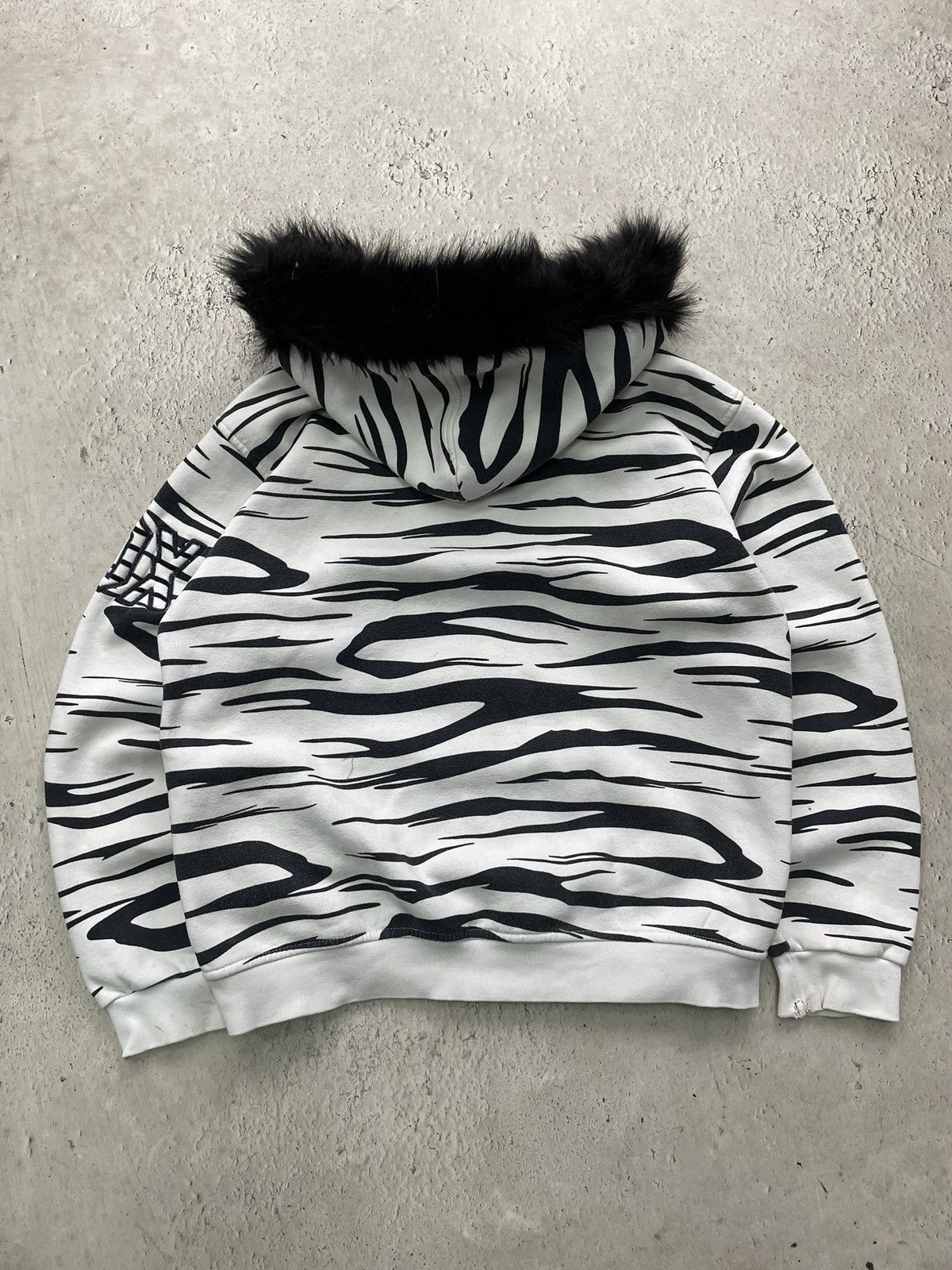 If Six Was Nine Rare fur hood Fox overprint japanese jacket hoodie y2k Size US M / EU 48-50 / 2 - 7 Thumbnail