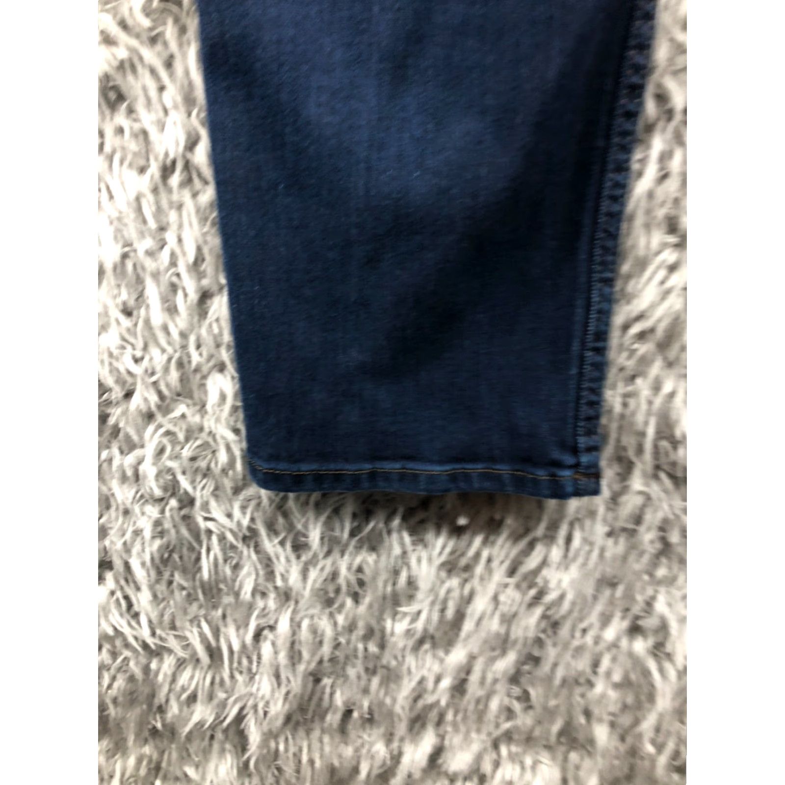 Lee Lee Jeans Regular Fit Straight Jeans 14P Petite Womens Mid Rise Dark Blue Wash 32x25.5 5-Pocket Denim Cotton Belt Loops XL? Size 36" / US 14 / IT 50 - 7 Thumbnail