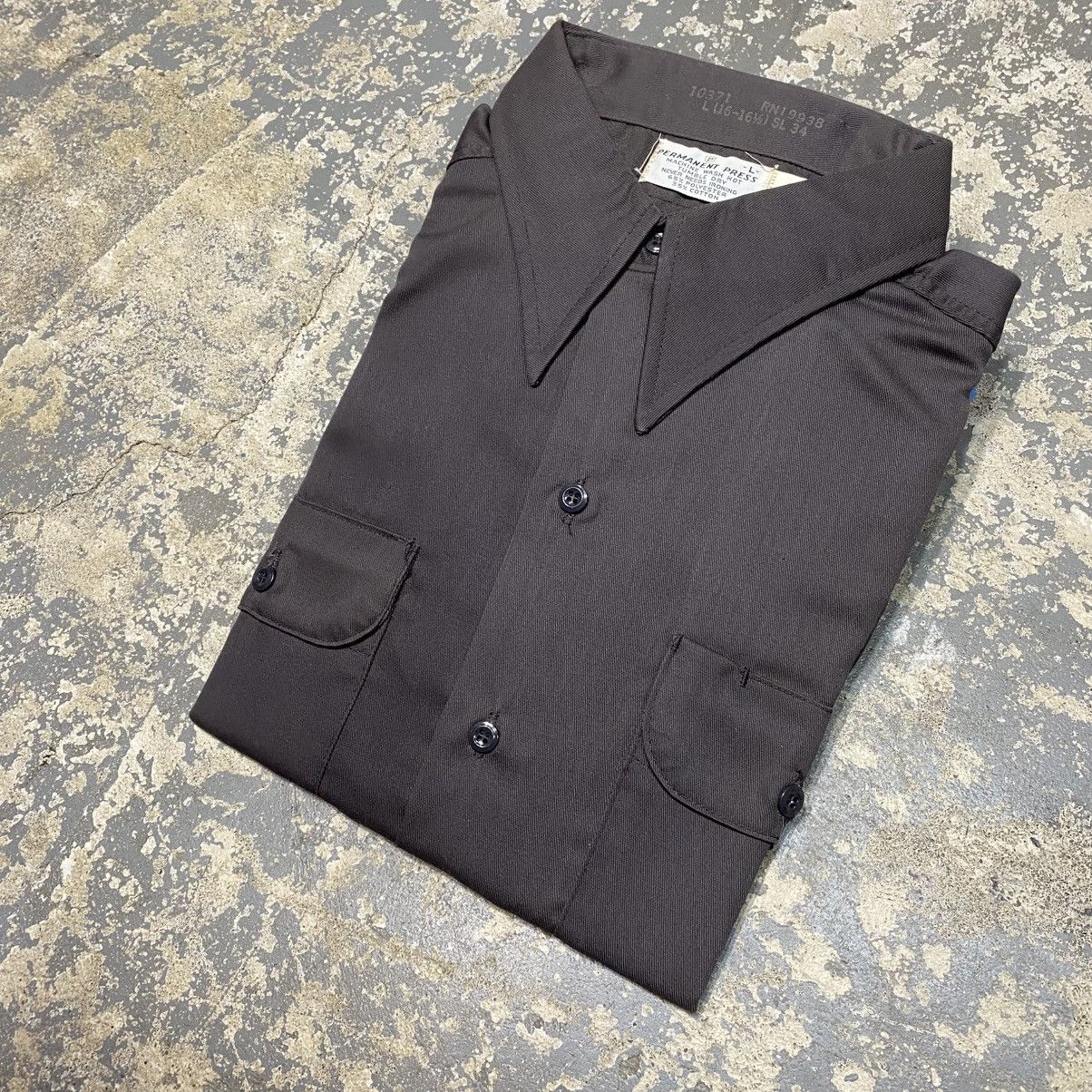 Japanese Brand × Vintage Vintage Mr. Leggs Button Down Shirt Permanent Press Gray NWT Size US L / EU 52-54 / 3 - 2 Thumbnail