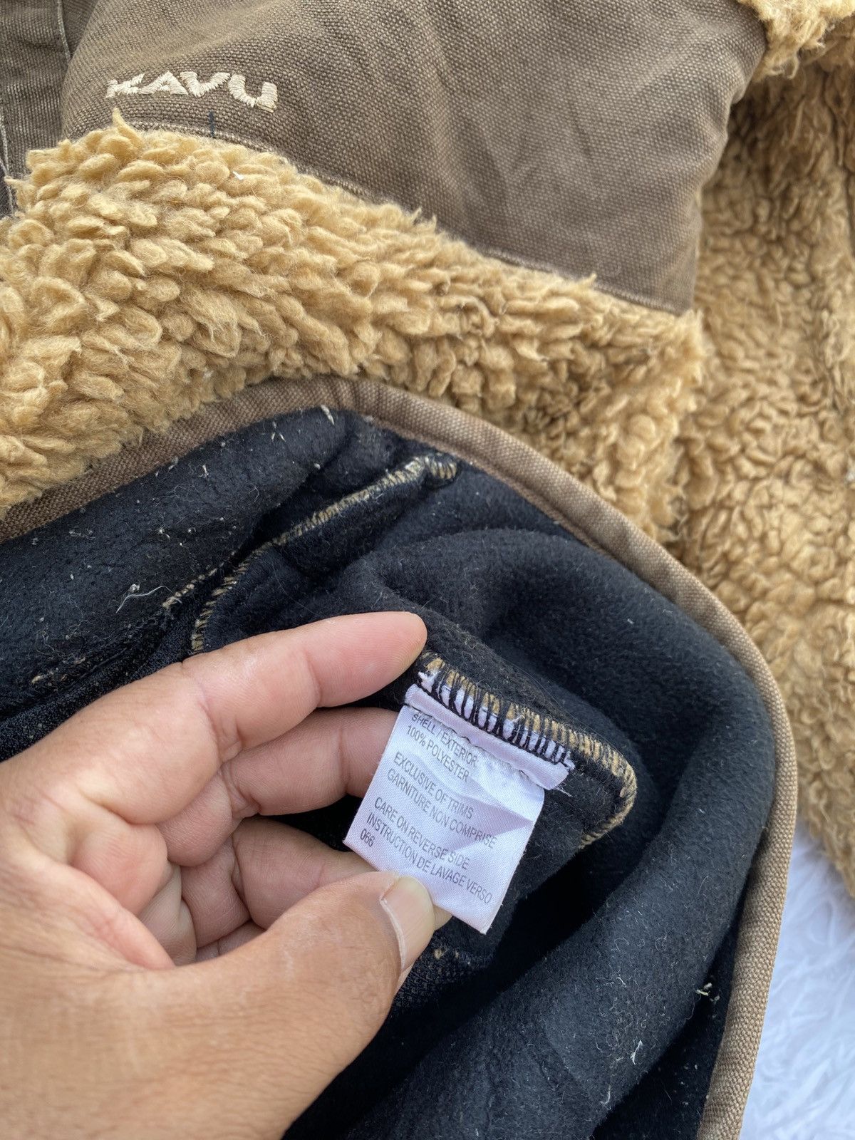 KAVU KAVU Men's Warmest Fleece Deep Pile Sherpa FullZip Jacket. Size US L / EU 52-54 / 3 - 11 Thumbnail