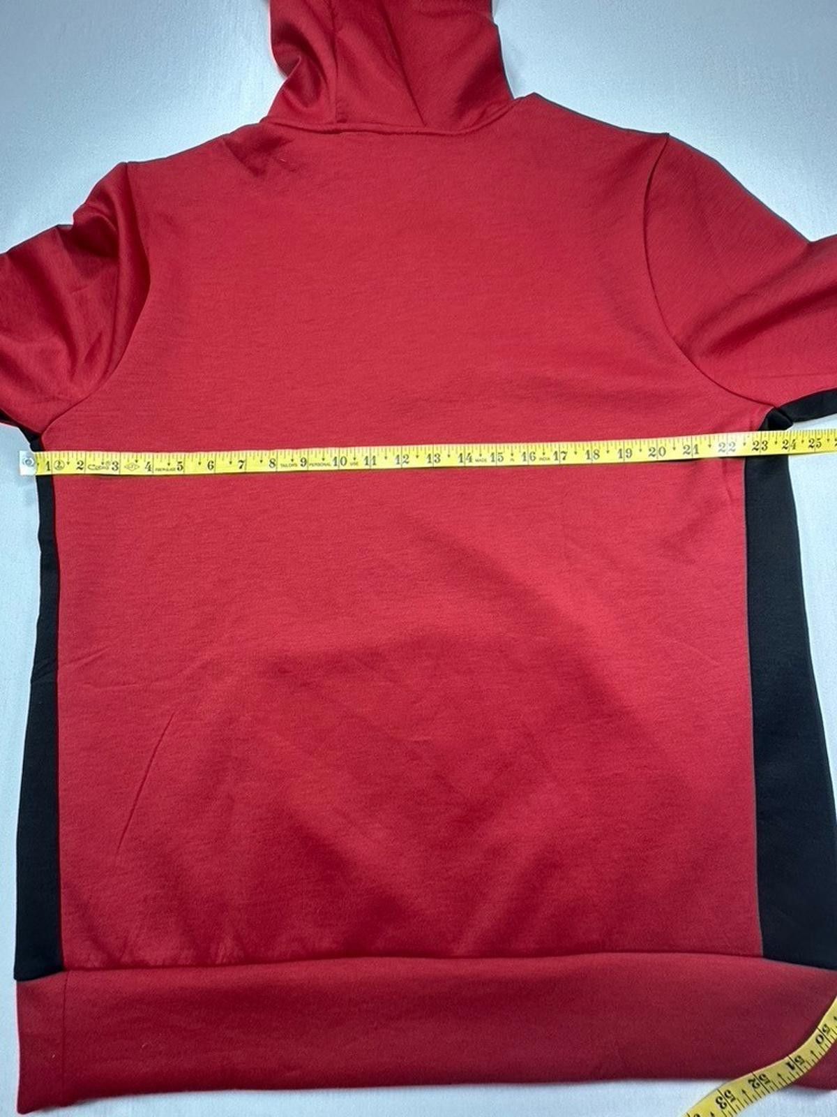 Spyder Spyder Active 1/4 Zip Arm Pocket Drawstring Hoodie Red Men L Size US L / EU 52-54 / 3 - 4 Thumbnail