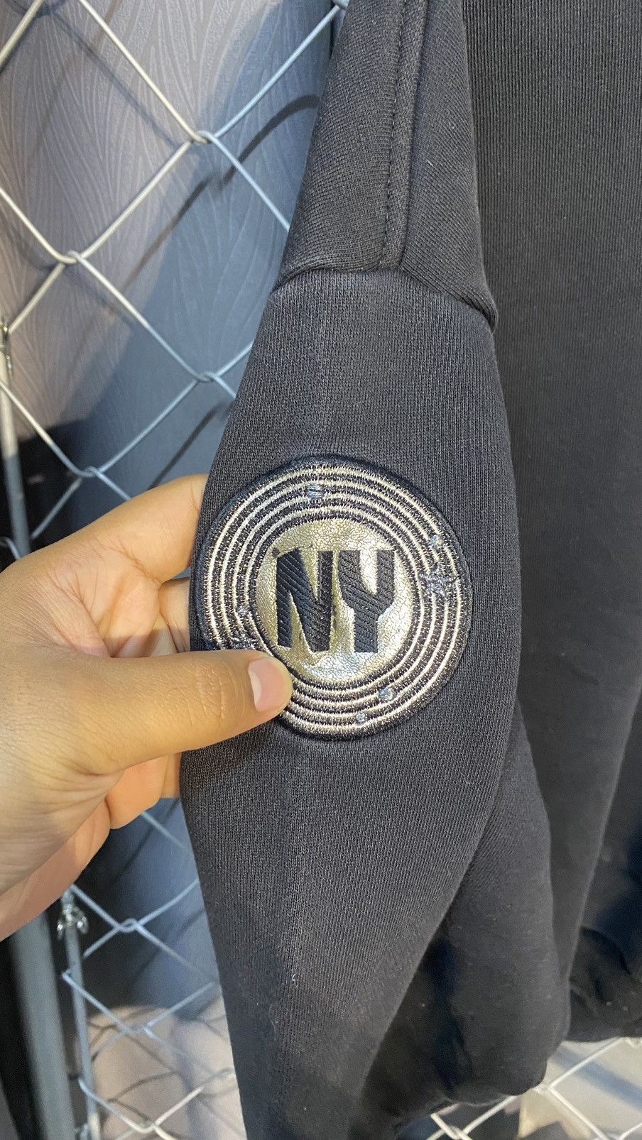 MLB × New York Yankees × Vintage MLB NY YANKEES HOODIE CROP BLACK Size US S / EU 44-46 / 1 - 7 Thumbnail