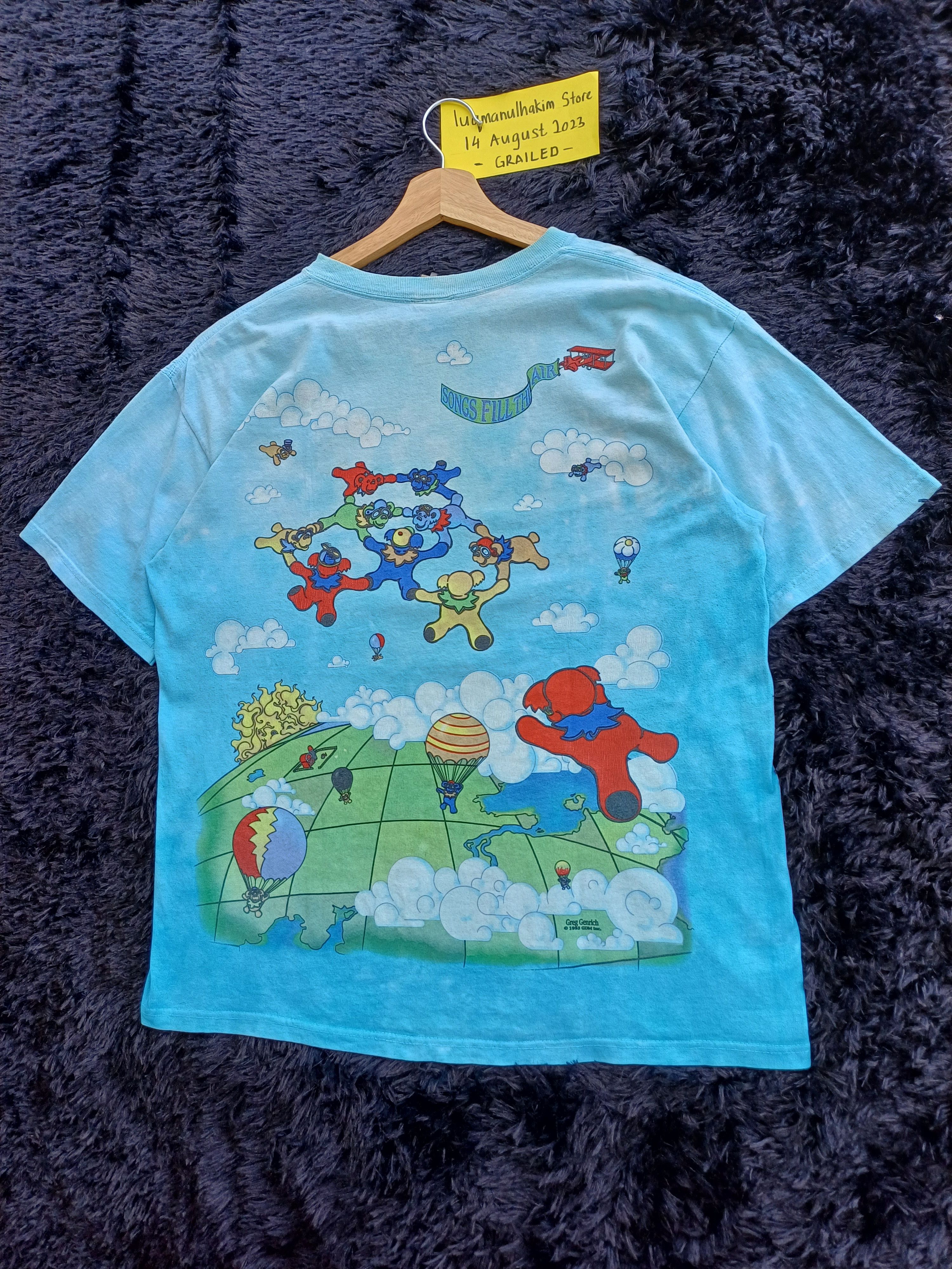 Grateful Dead Vintage Grateful Dead tie dye shirt liquid blue Size US M / EU 48-50 / 2 - 13 Thumbnail