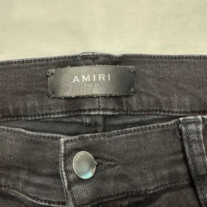 Amiri Amiri patchwork distressed denim pants Size US 33 - 3 Thumbnail