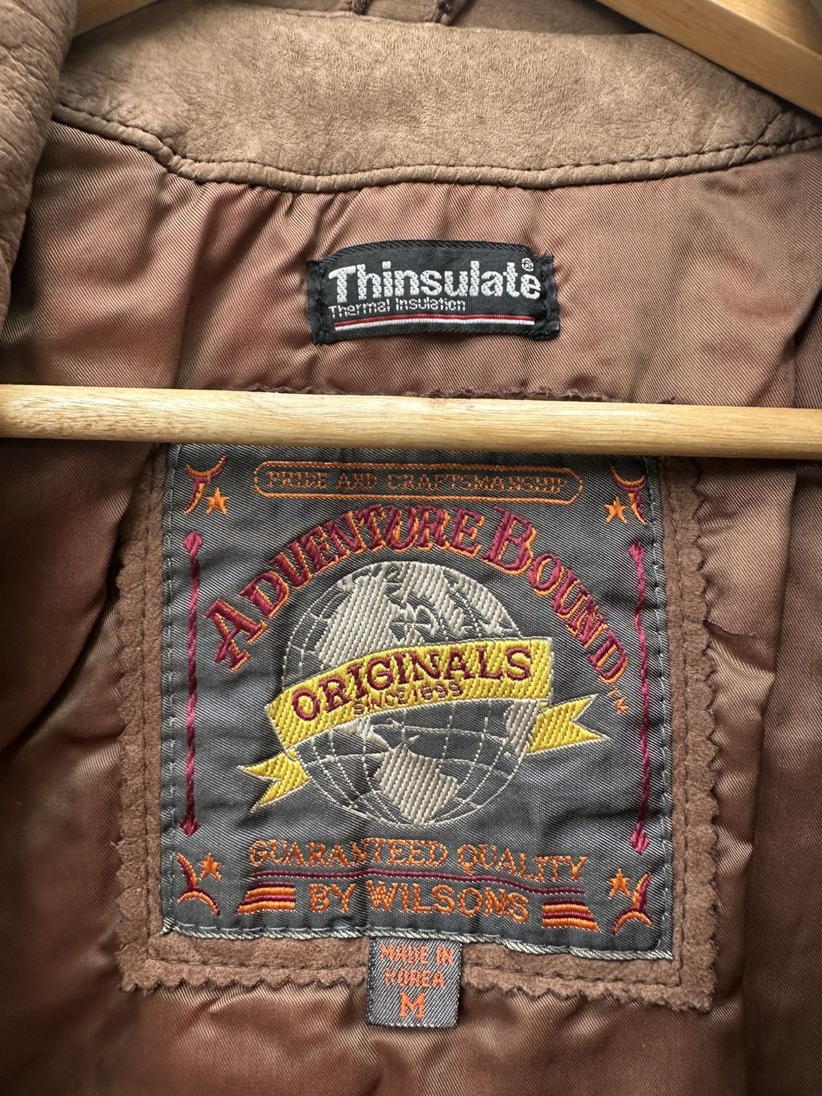Vintage 👹Vintage Wilsons X Thinsulate Aviator Leather Bomber Jacket Size US M / EU 48-50 / 2 - 12 Thumbnail