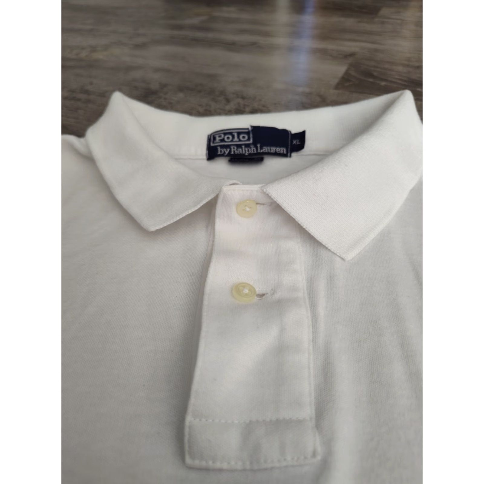 Ralph Lauren Vintage Ralph Lauren Polo Shirt Men XL White 80s 90s Retro Designer Short Sleeve Size US XL / EU 56 / 4 - 4 Thumbnail