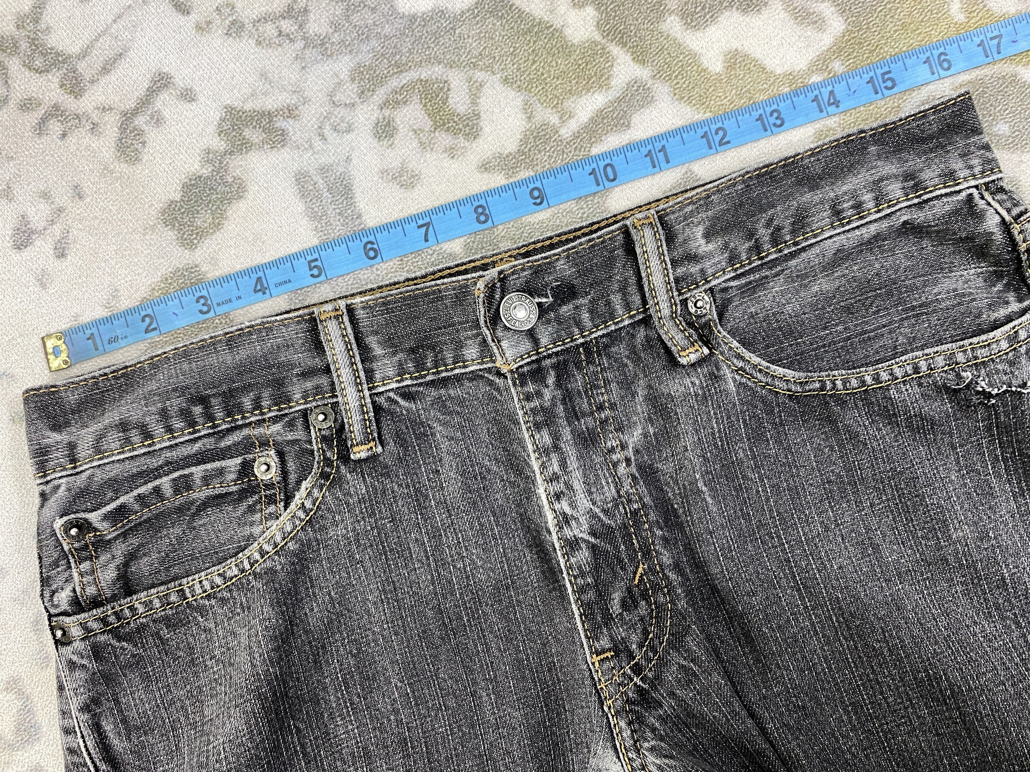 Levi's Black Vintage Levi's 514 Slim Straight Denim 32x34 -JN406 Size US 32 / EU 48 - 5 Thumbnail