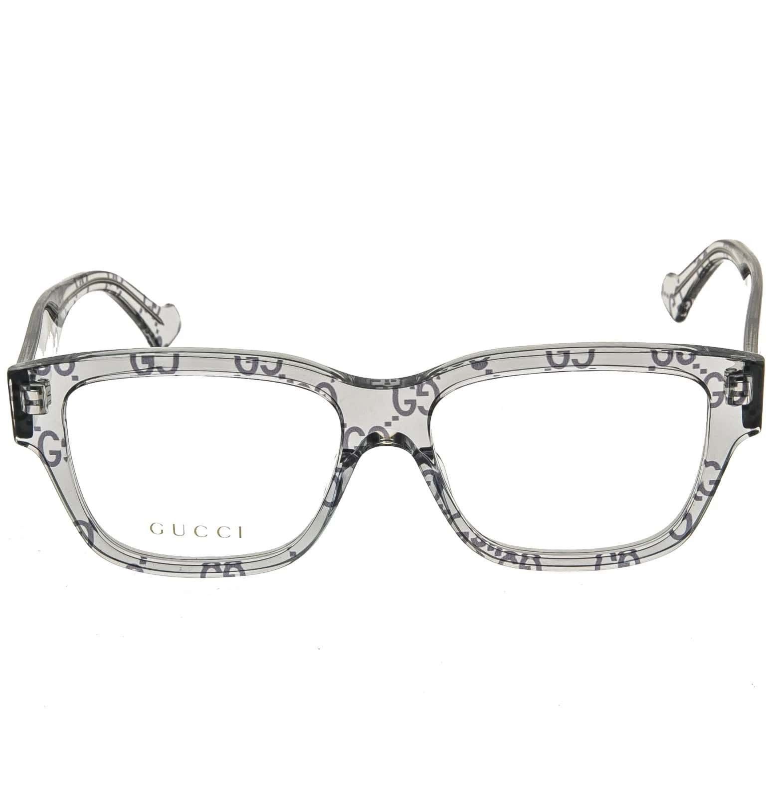 Gucci GUCCI GG1428O 1428 GG Monogram Print Unisex Eyeglasses 011 Size ONE SIZE - 5 Thumbnail