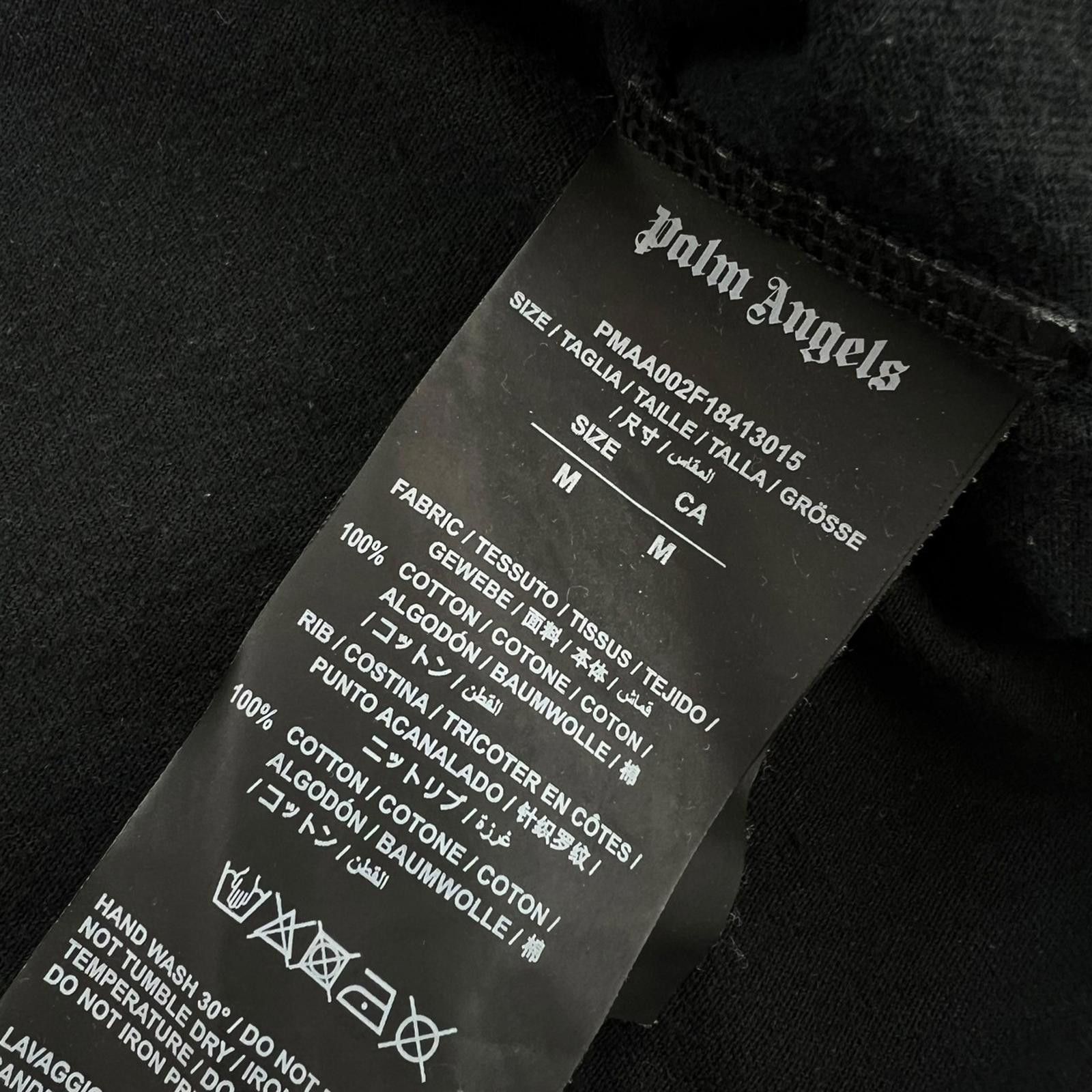 Palm Angels Palm Angels Multi Logo Black T-Shirt Size US M / EU 48-50 / 2 - 5 Thumbnail