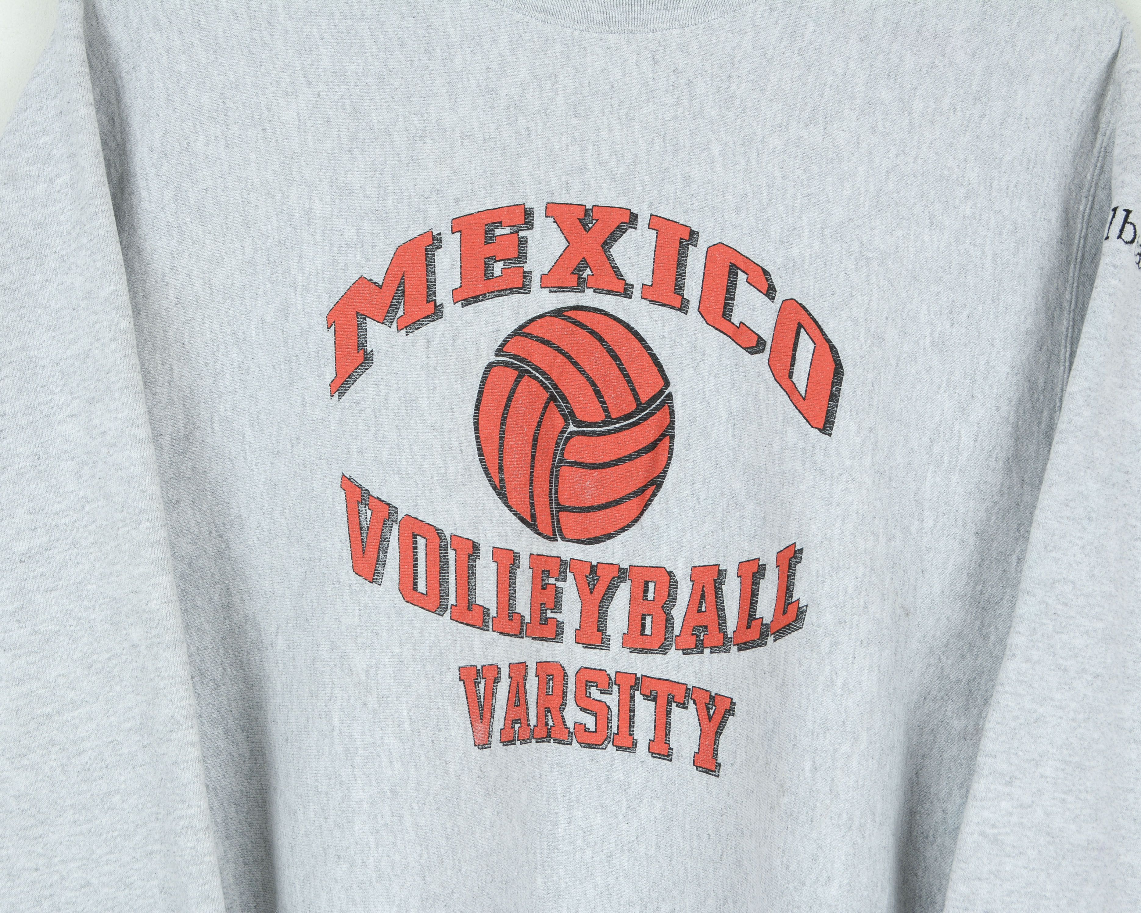 Lee × Vintage Sweatshirt Cross Grain Jumper Mexico Volleyball Varsity Top Size US L / EU 52-54 / 3 - 5 Thumbnail