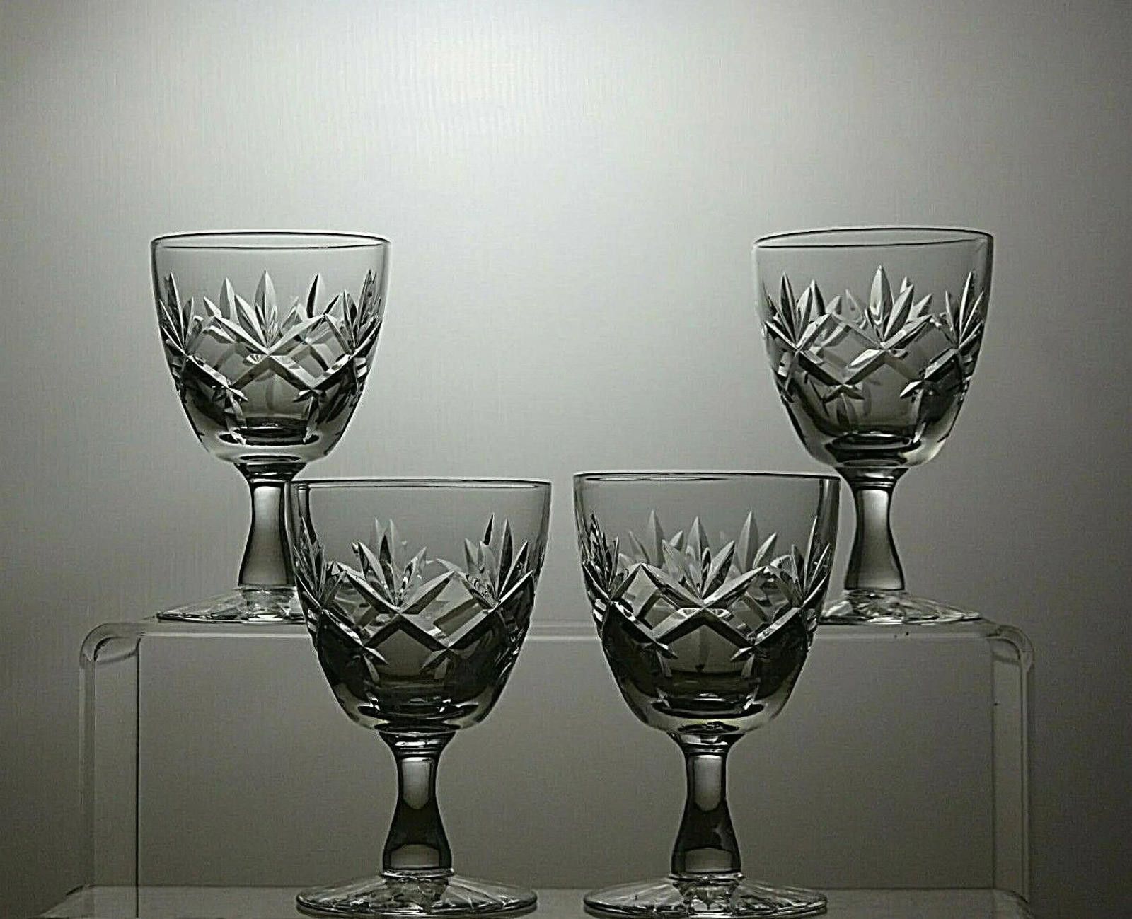 Other Webb Corbett Crystal Prince Charles Cut 4 Sherry Glasses Size ONE SIZE - 1 Thumbnail