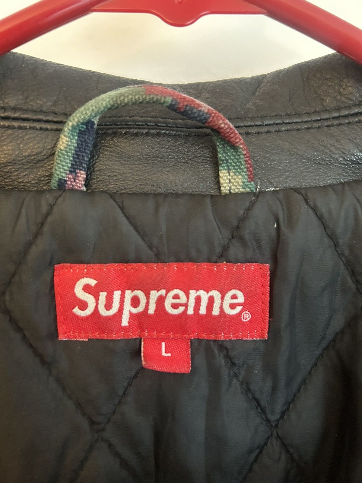 Supreme Supreme Leather Collar Work Jacket Floral Size US L / EU 52-54 / 3 - 5 Thumbnail