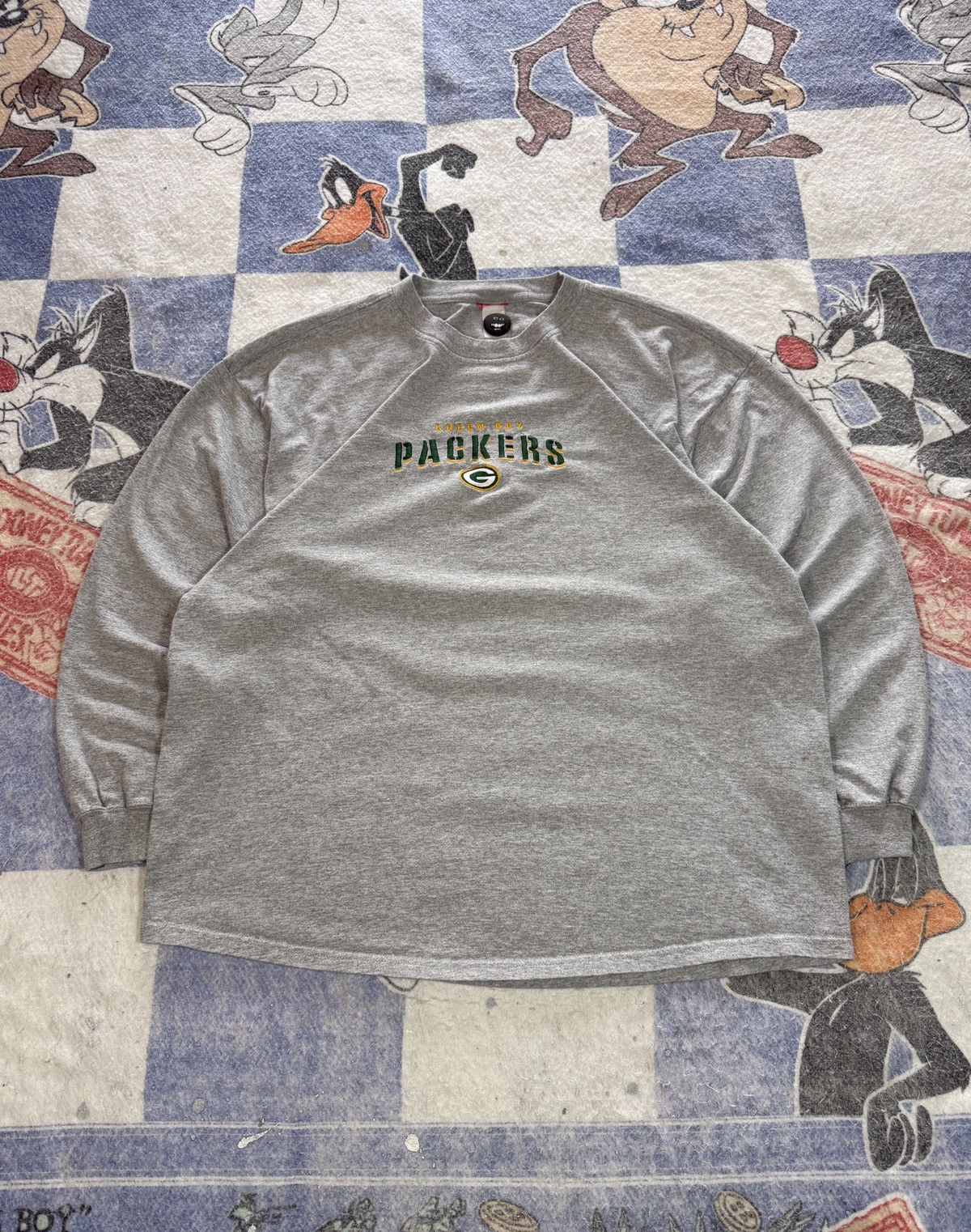 NFL Vintage green bay packers long sleeve tee Size US XXL / EU 58 / 5 - 1 Thumbnail