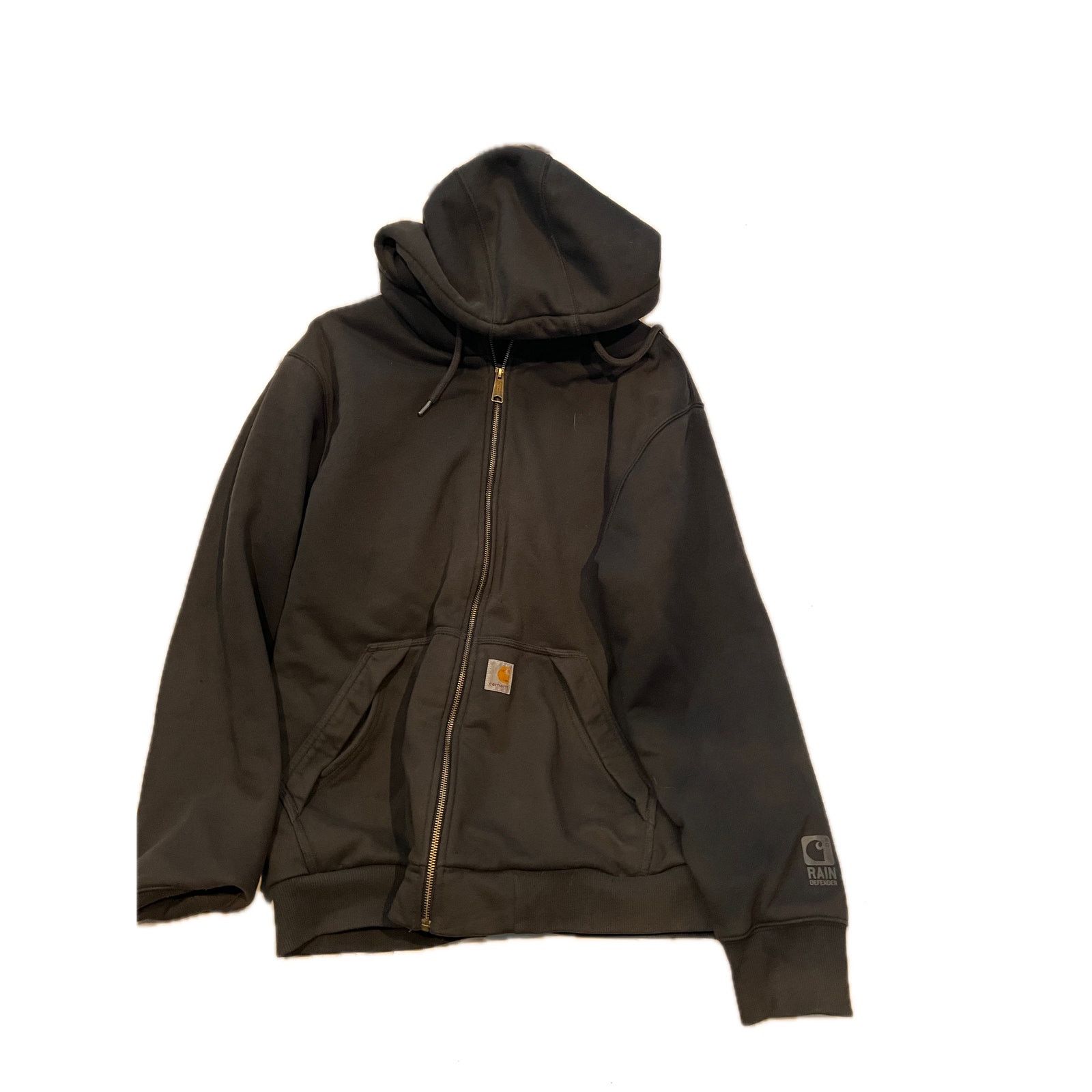 Carhartt Carhartt Black Insulated ZipUp Hoodie Rain Def Jacket Mens L Size US L / EU 52-54 / 3 - 1 Thumbnail