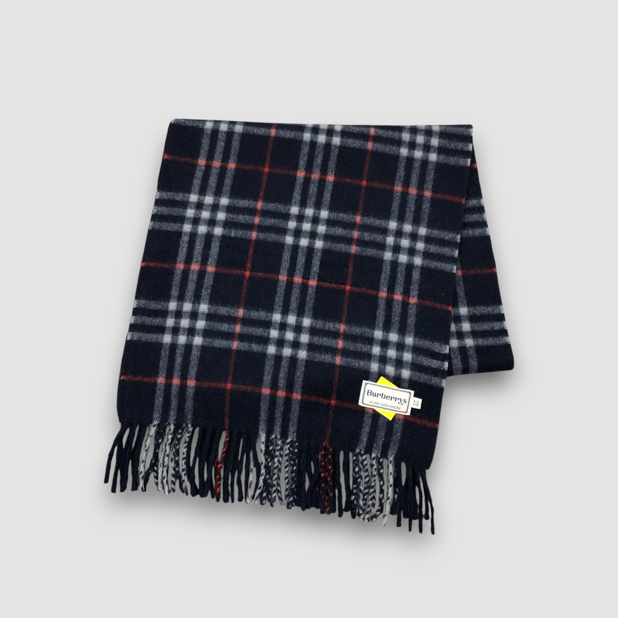 Burberry Vintage Burberry Scarf Muffler Wool Cashmere Winter Scarves Size ONE SIZE - 2 Thumbnail