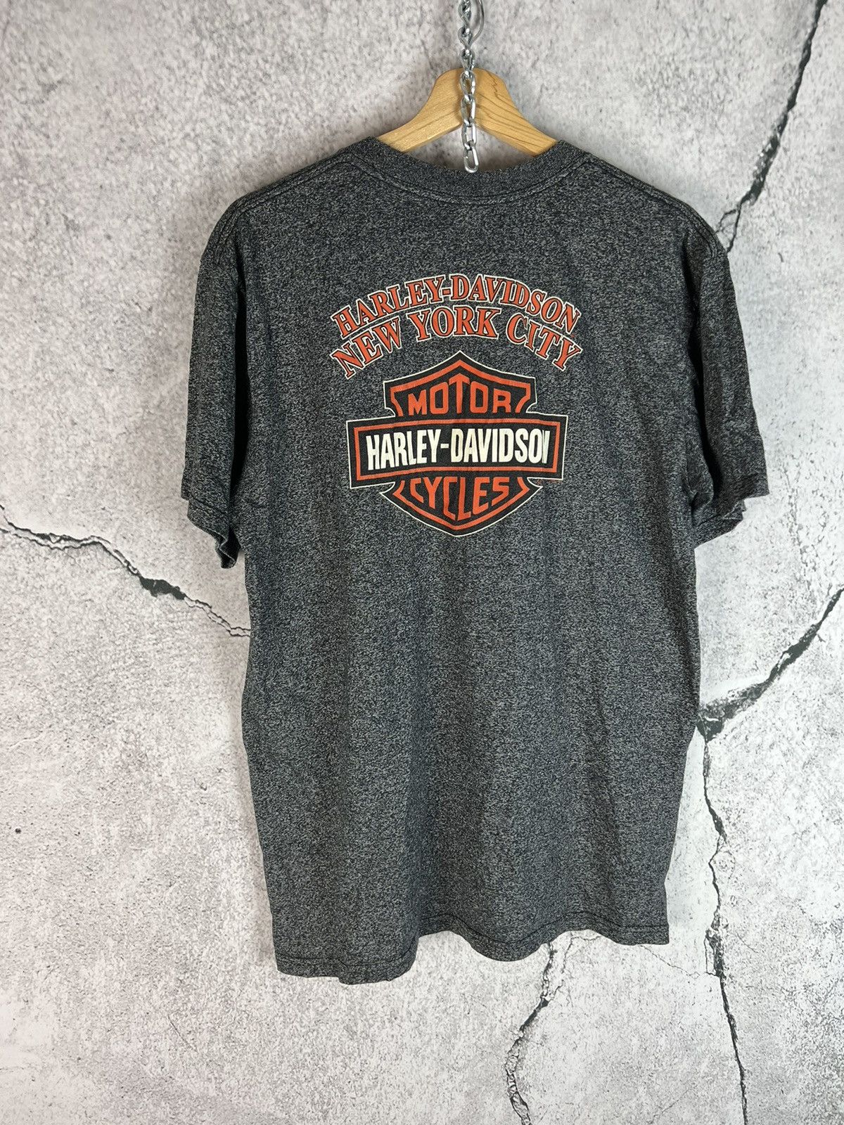 Harley Davidson Vintage HARLEY DAVIDSON Tee Graphic T Shirt 1996 9 Size US L / EU 52-54 / 3 - 3 Thumbnail
