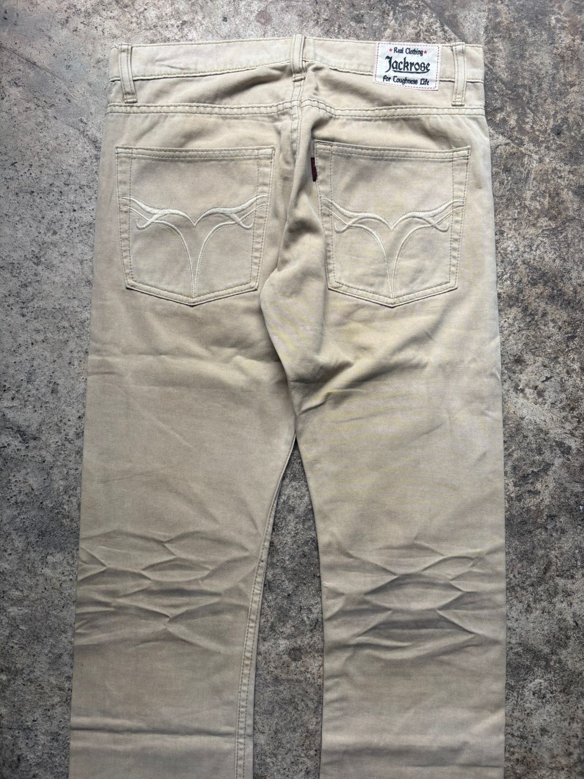 JACKROSE 2000s Jackrose Claw Marks Washed Bootcut Pant Size US 29 - 8 Thumbnail