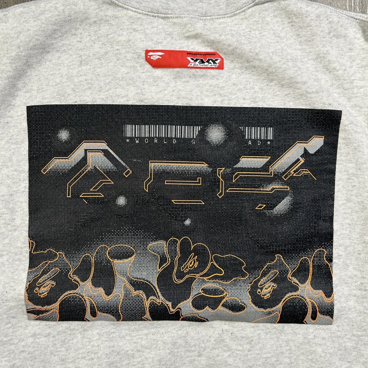 Bape BAPE Gray Sweatshirt Size US L / EU 52-54 / 3 - 4 Thumbnail