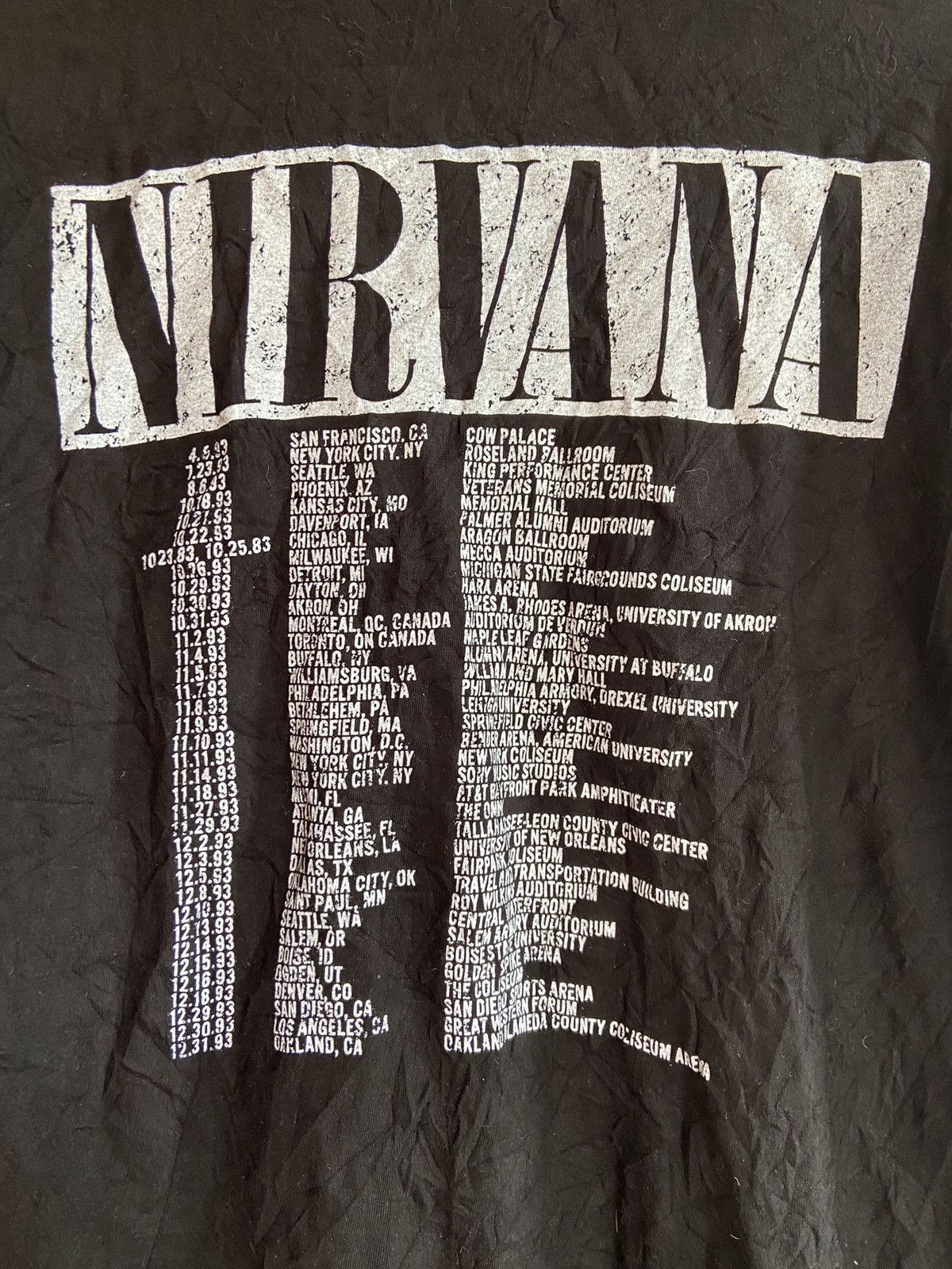 Nirvana × Vintage NIRVANA IN UTERO Y2K 1993 TOUR JAPAN MADE LONGSLEEVE RARE Size US L / EU 52-54 / 3 - 6 Thumbnail
