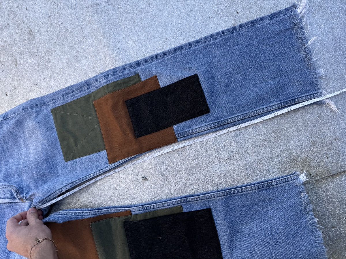 A.P.C. 1 of 1 APC Low Rise Patchwork Repaired Jeans Size US 29 - 13 Thumbnail