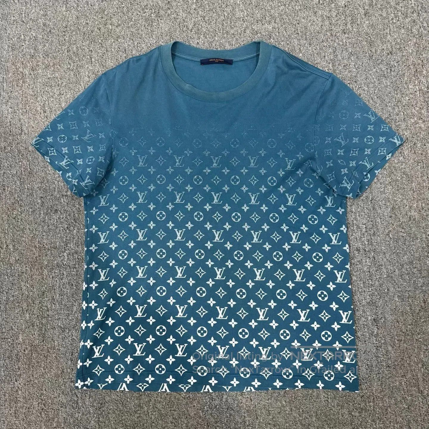 Louis Vuitton Blue Short Sleeve Graphic Print T-Shirt. Size US M / EU 48-50 / 2 - 1 Thumbnail