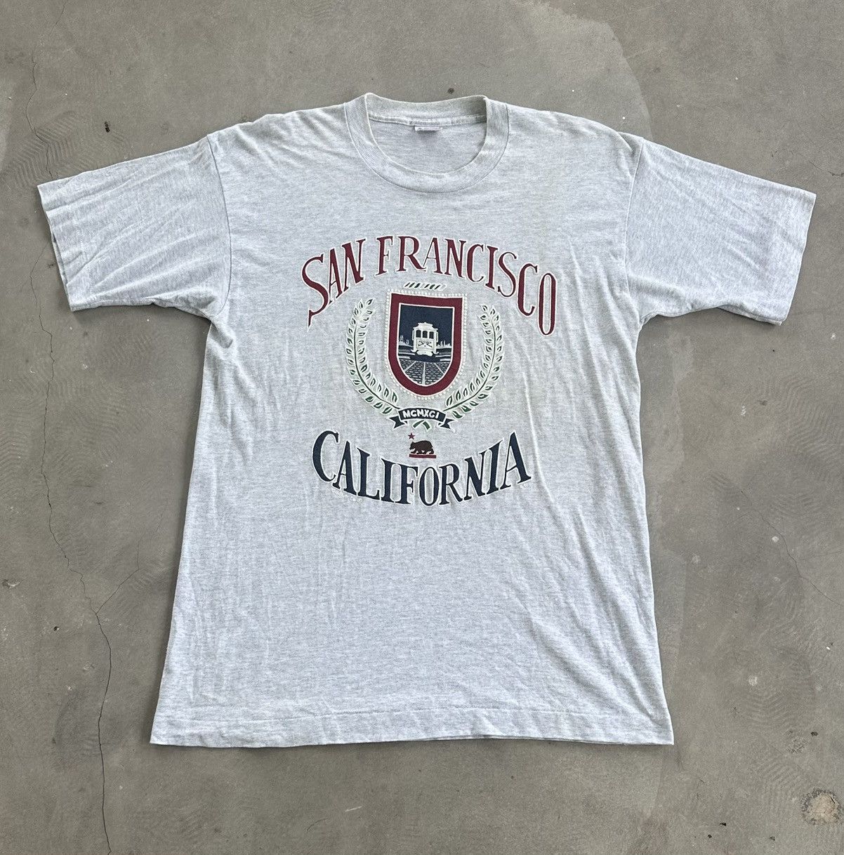 Fruit Of The Loom × Vintage VINTAGE SAN FRANCISCO DESTINATION TEE Size US XL / EU 56 / 4 - 1 Thumbnail